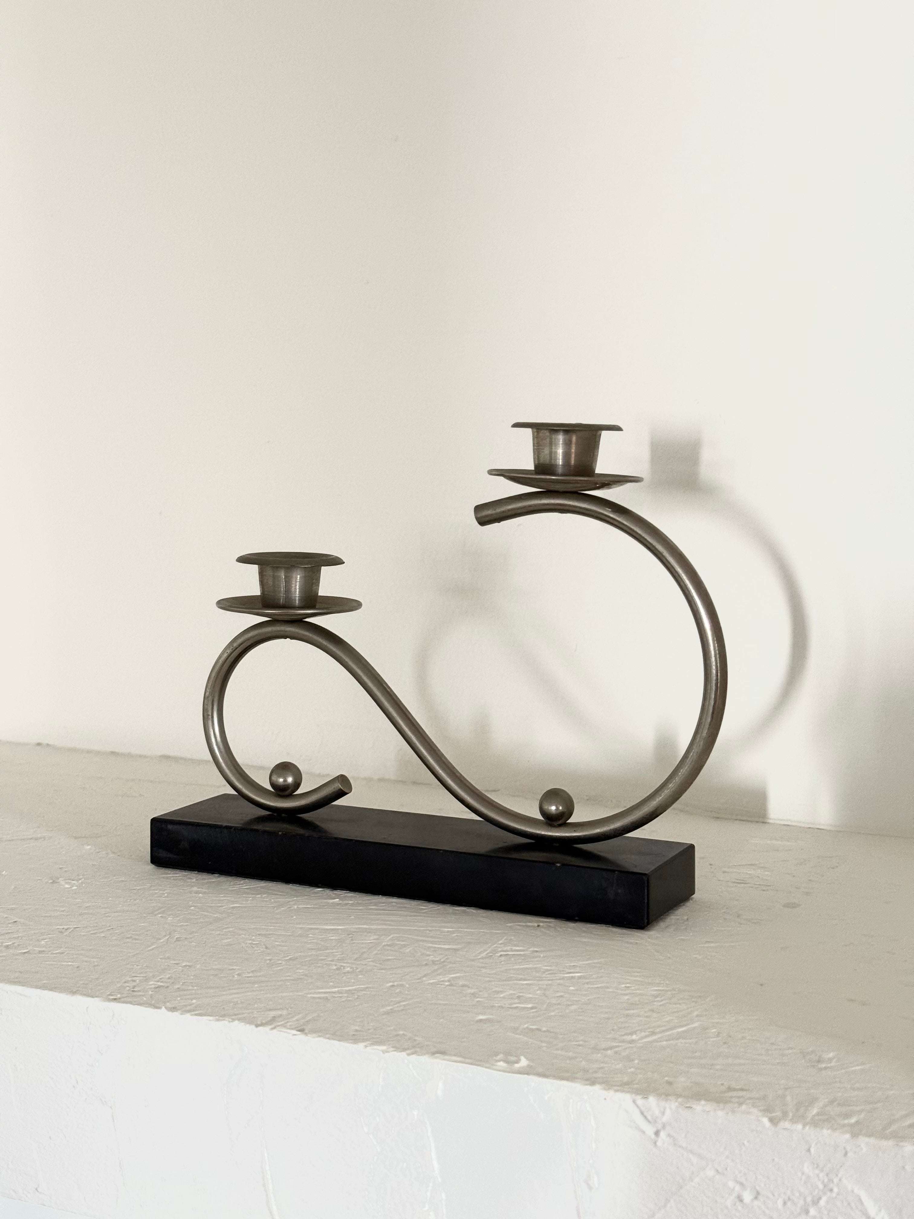 Art Deco candlestick from the 1920s by Wintage | The Oblist