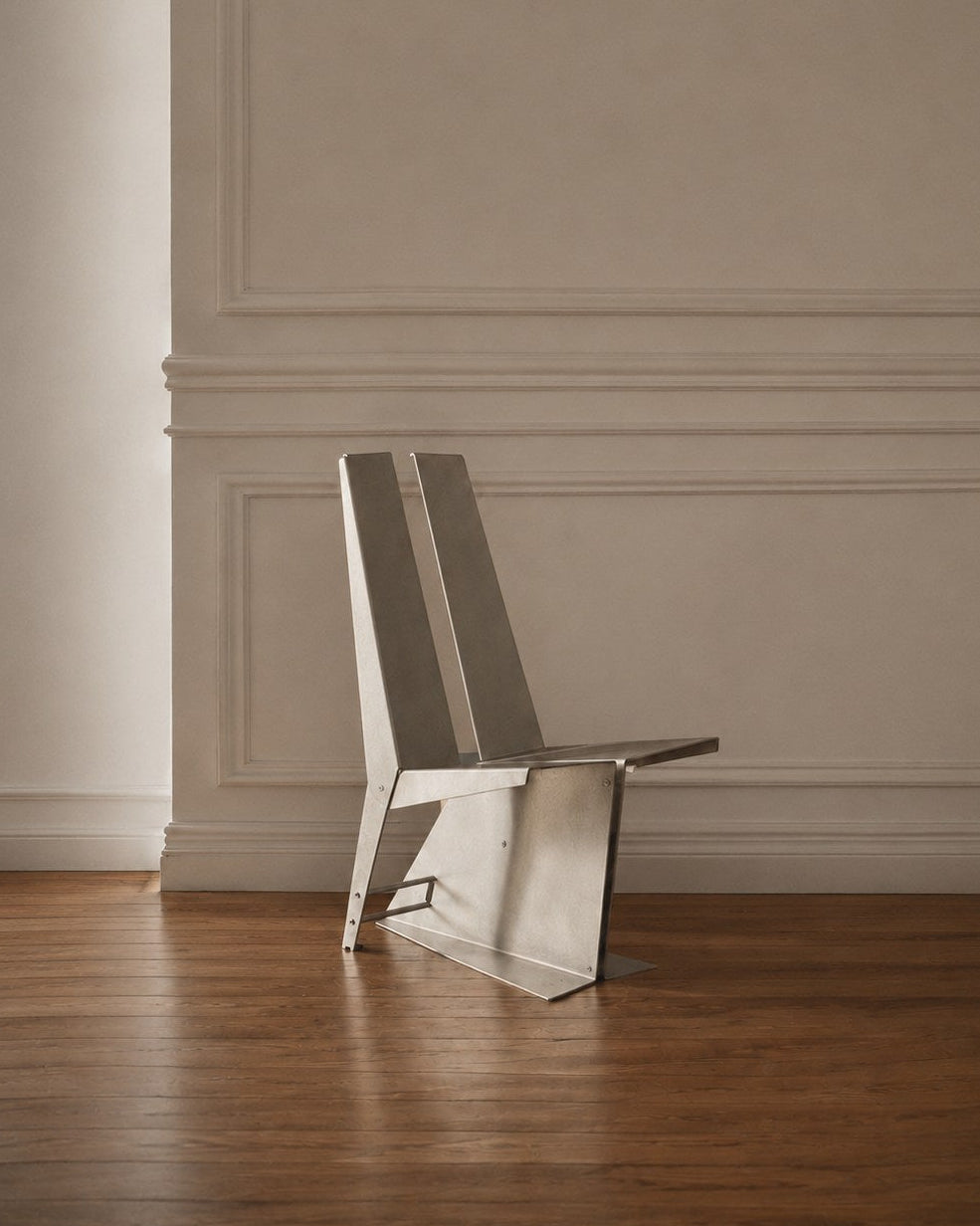 Quilla Chair in Aluminum by Valuarte | The Oblist