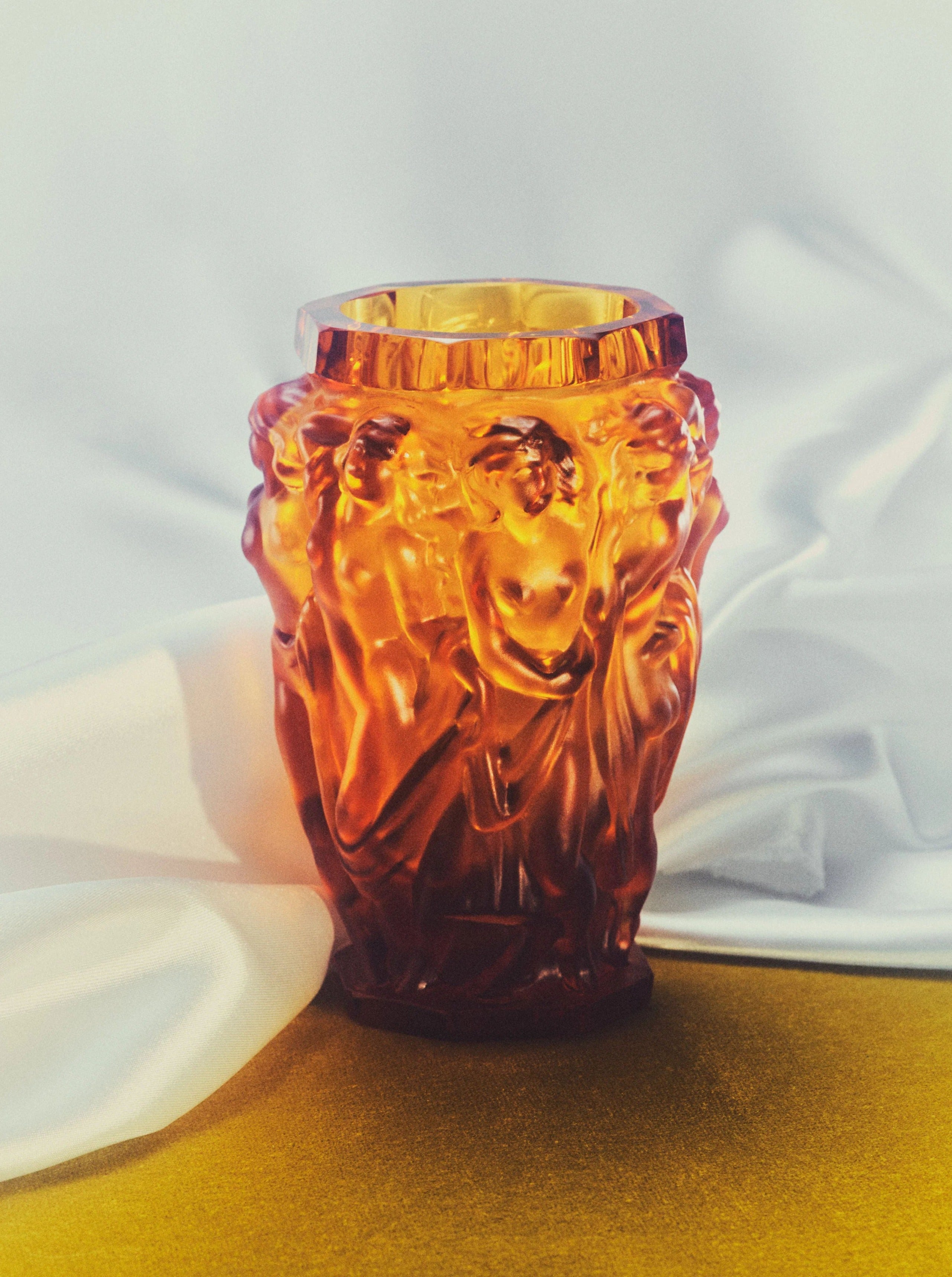 Amber Glass Vase by Akua Objects | The Oblist — handcrafted, collectible design