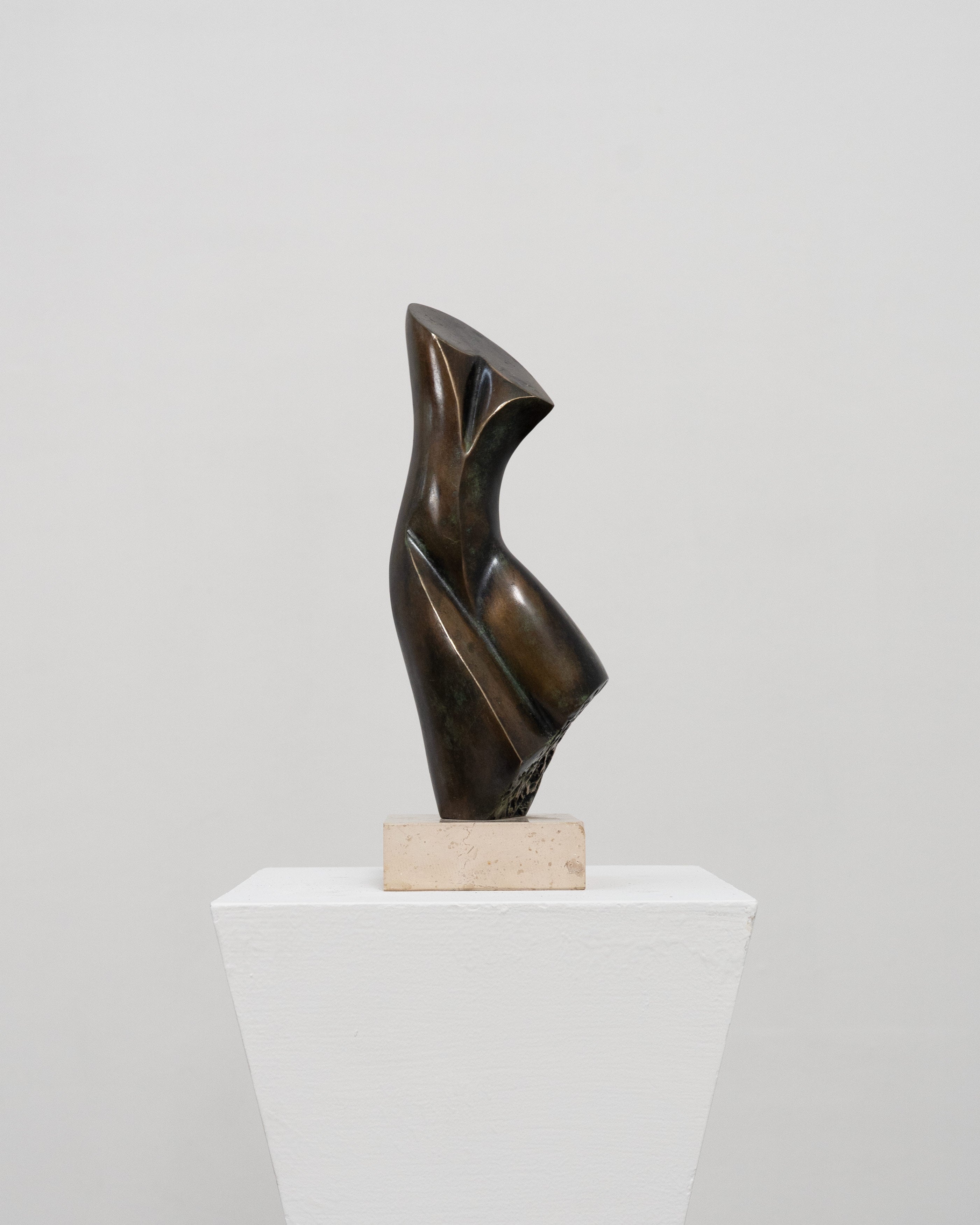 Abstract Sculpture in Bronze by Stanislaw Wysocki (b.1949)