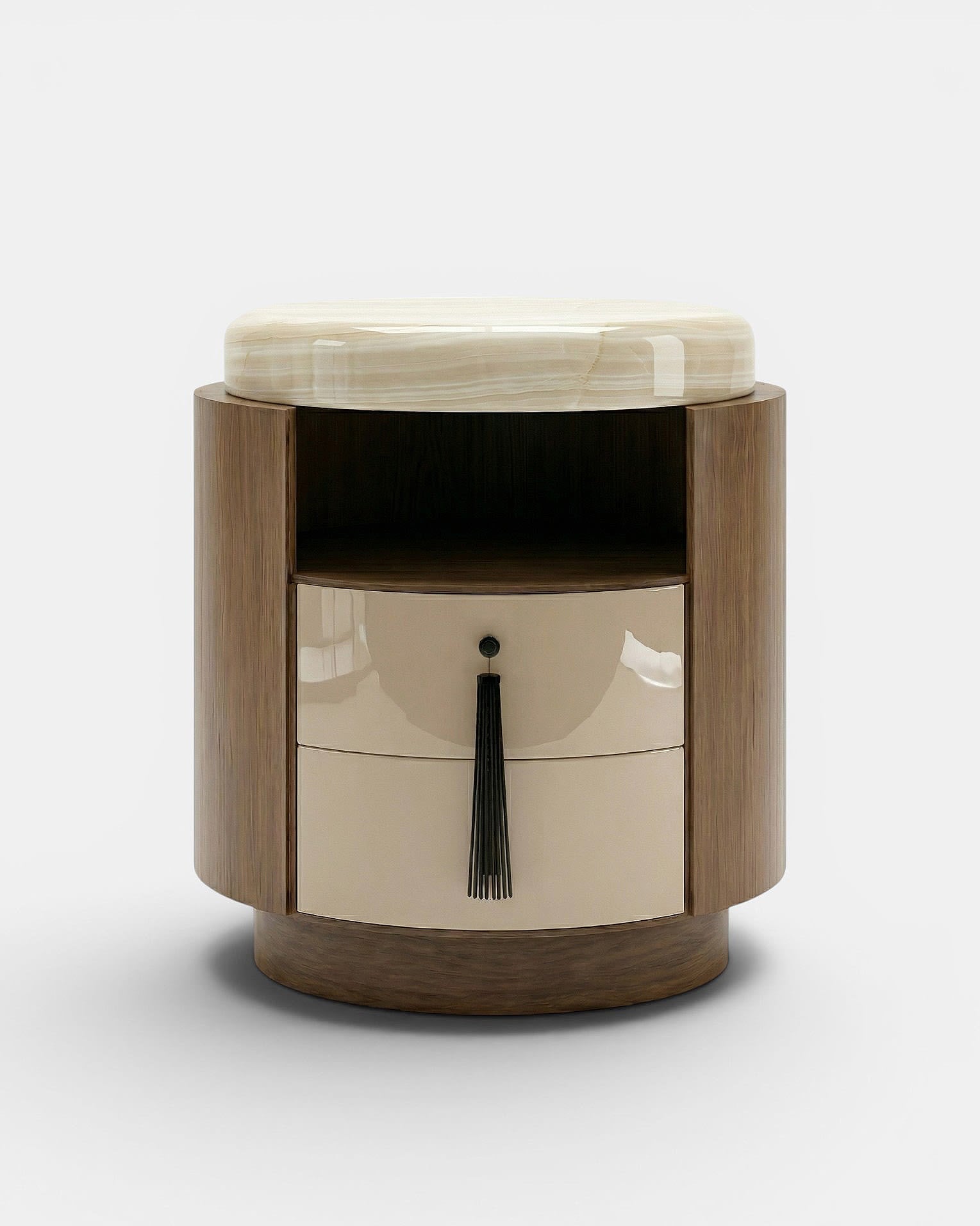 Pompon Oak Off-White And Ivory Onyx by Marbera | The Oblist