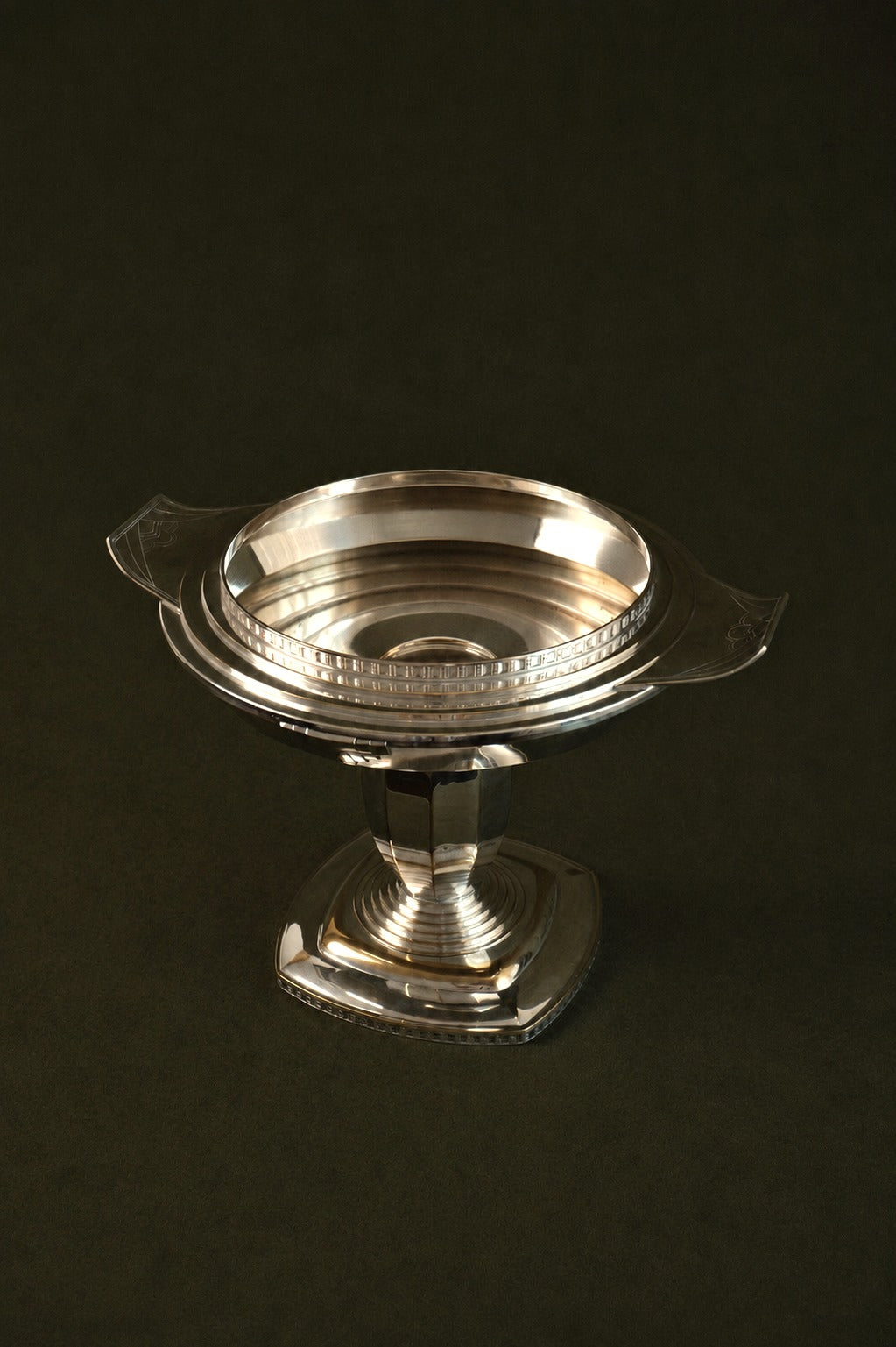 Art Deco Silver-Plated Bowl by Truffe Studio | The Oblist