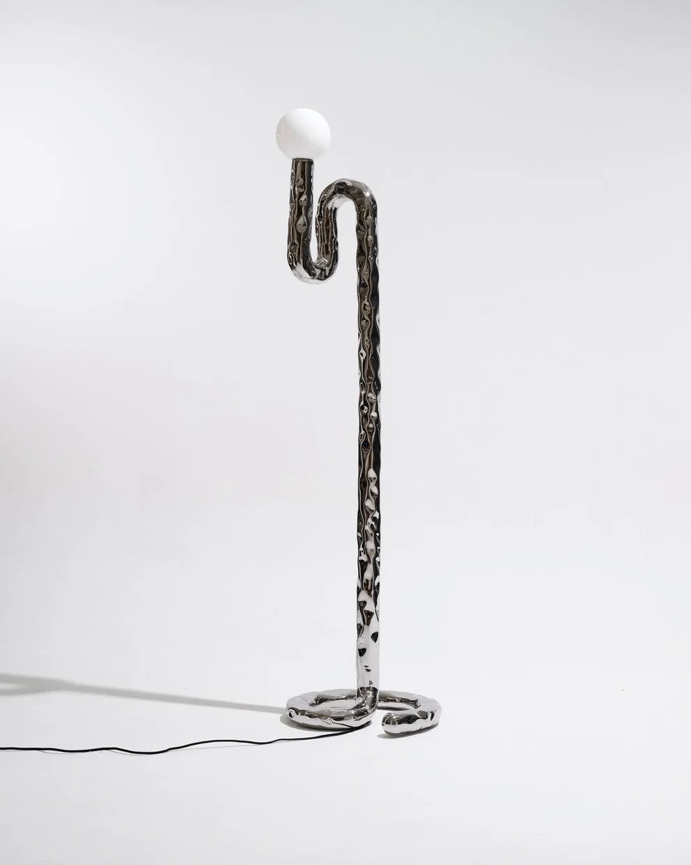 Stainless Steel Floor Lamp - Lasso Series by Nitush Aroosh by Nitush Aroosh | The Oblist