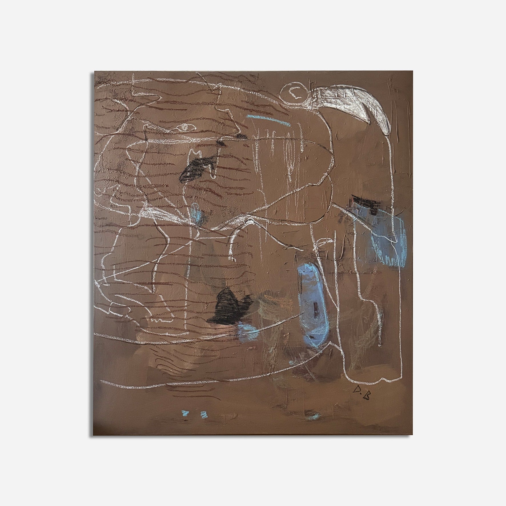 The colour of quiet Painting in Canvas by Dovile Bernotaite | The Oblist