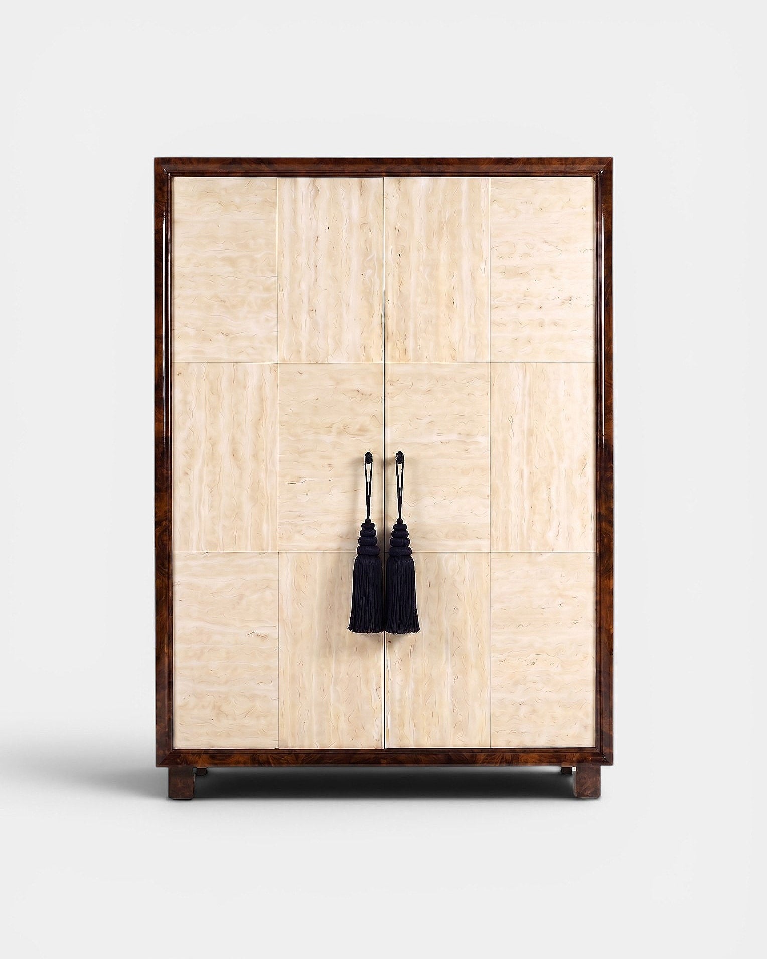 Emilie Travertine And Wood Storage by Marbera | The Oblist