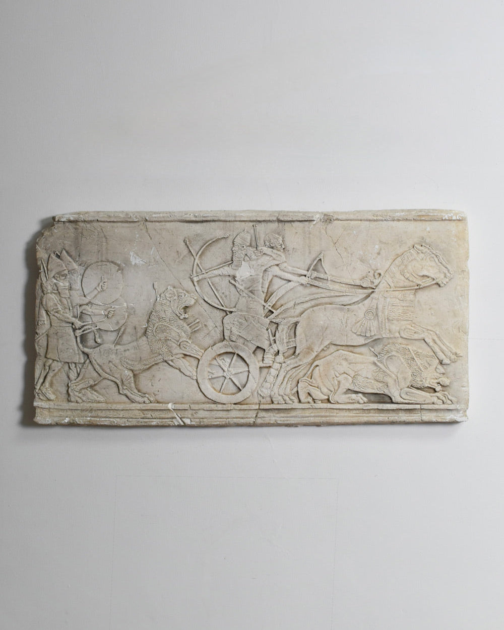 Antiquity Cast Wall Plaster Low Relief, 1960s by Barracuda Interiors | The Oblist