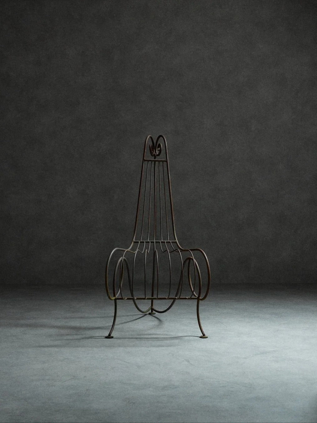 Spine Chair and Table in the Style of André Dubreuil by monica monaco | The Oblist