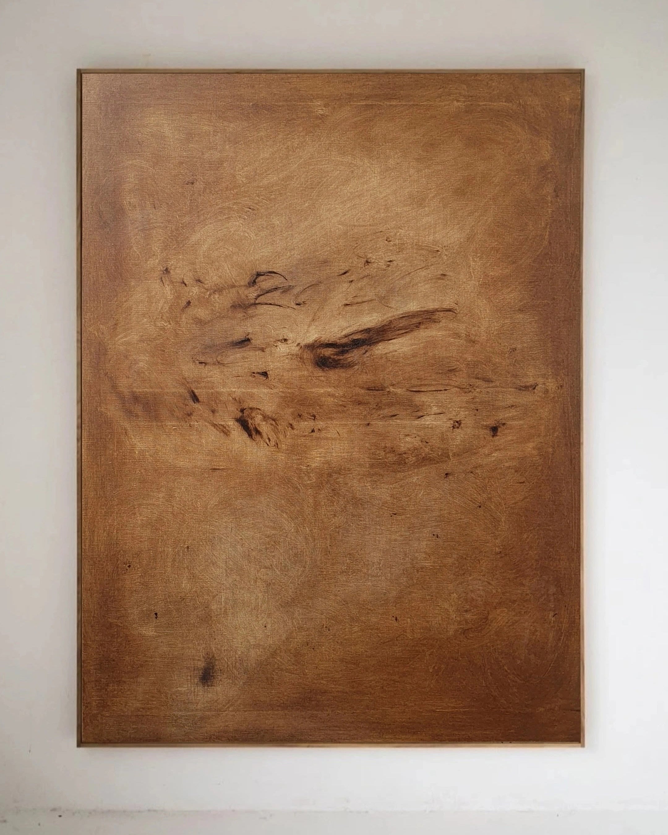 'Florentine chalk/wood' painting by Yeliza Gevorgyan | The Oblist