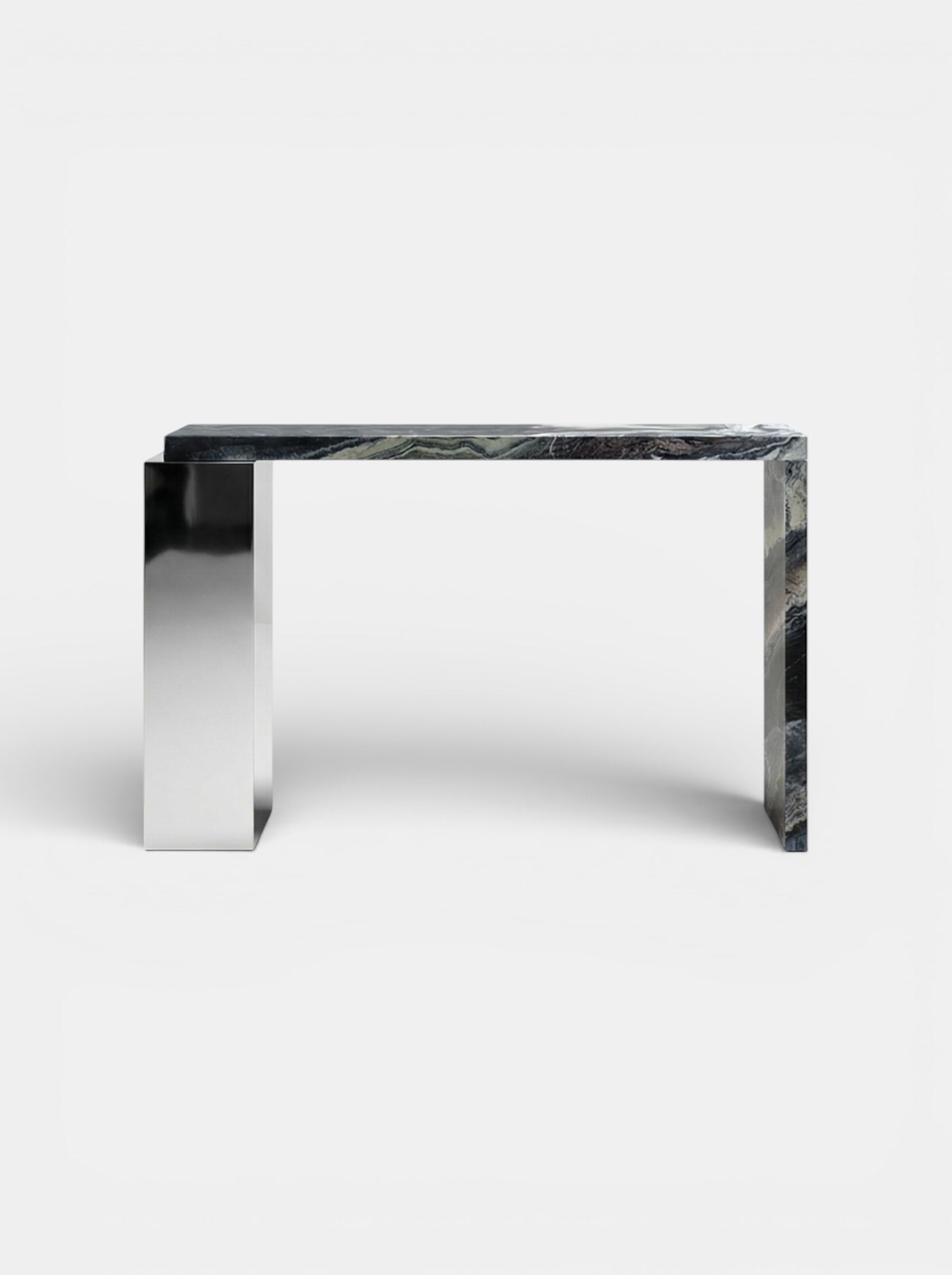 Jill Console Cipolino Marble & Inox by Marbera | The Oblist