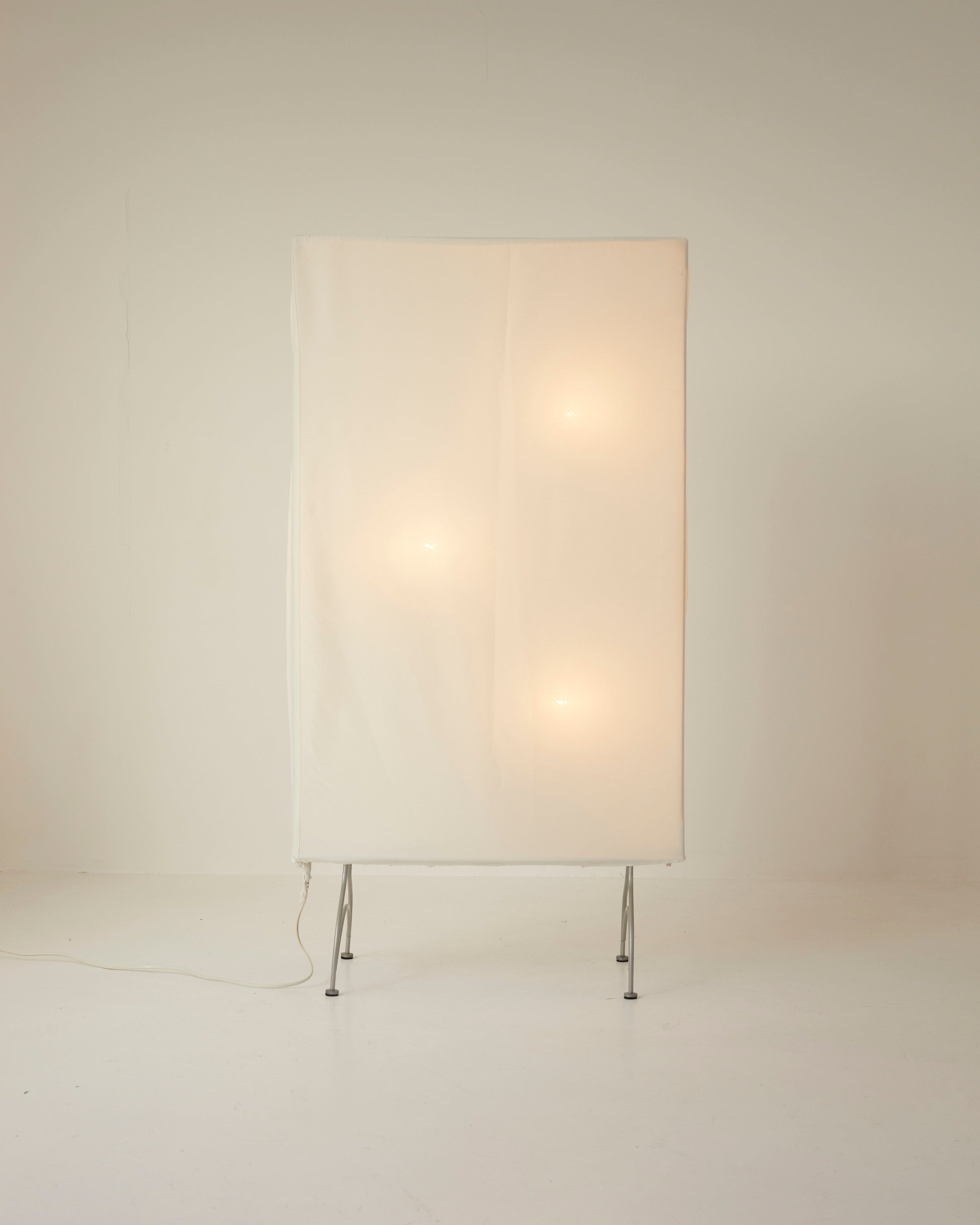 Dimmable Light Screen / Floor Lamp / Room Divider in Removable Fabric C. 2000