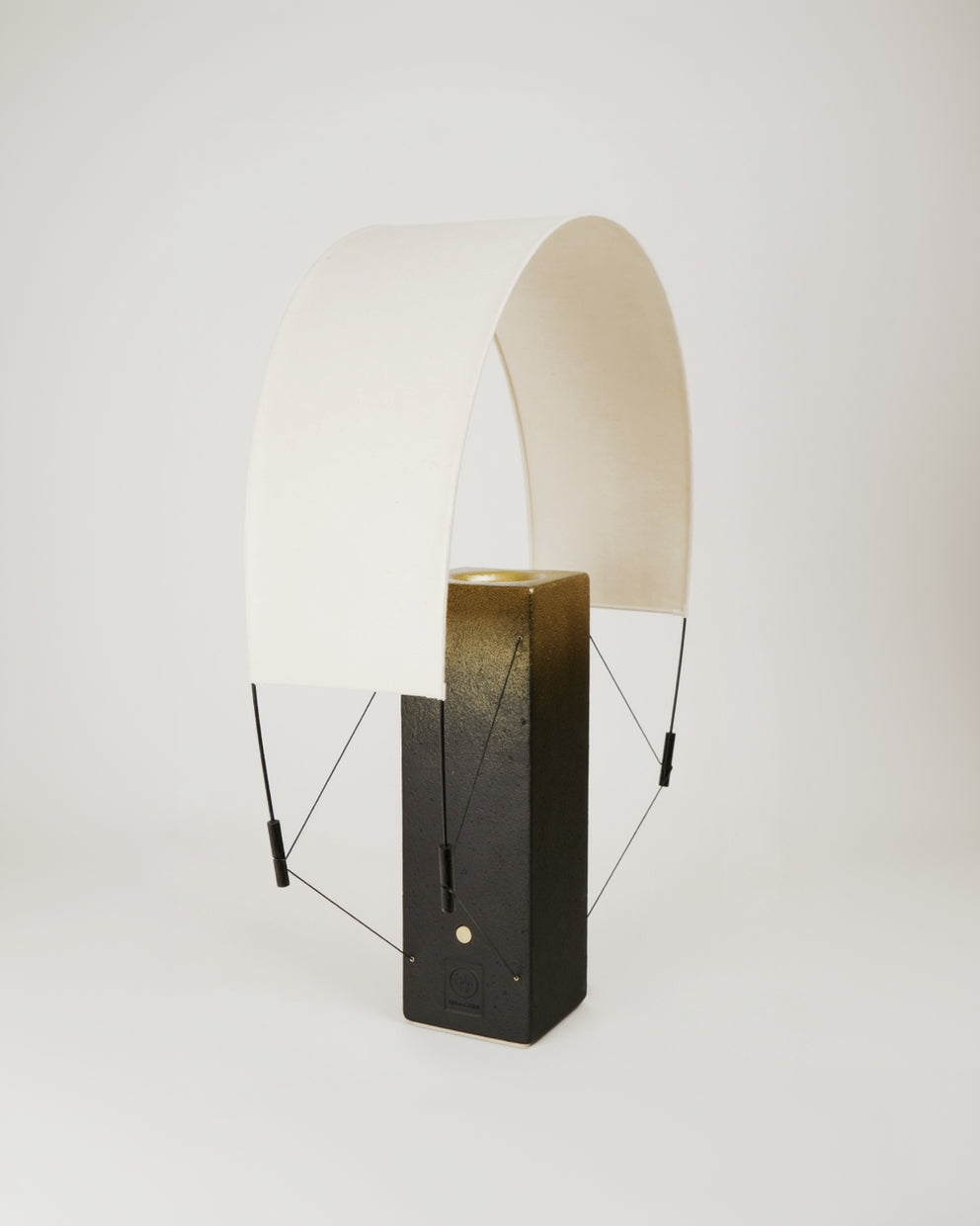 Contemporary Table Lamps in Terracotta - Lumia d'Or - Collection Aura — in context