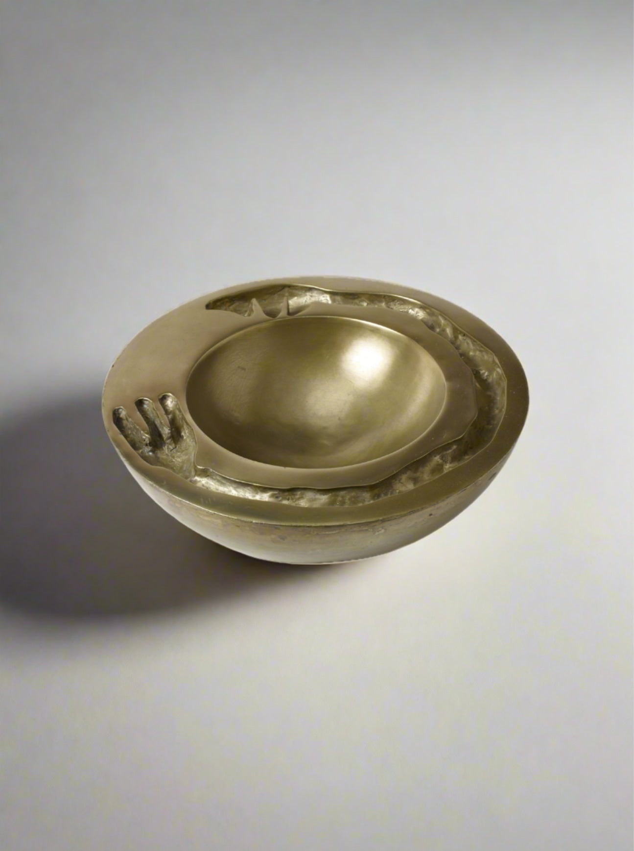 Signature Dish Brass Sculpture