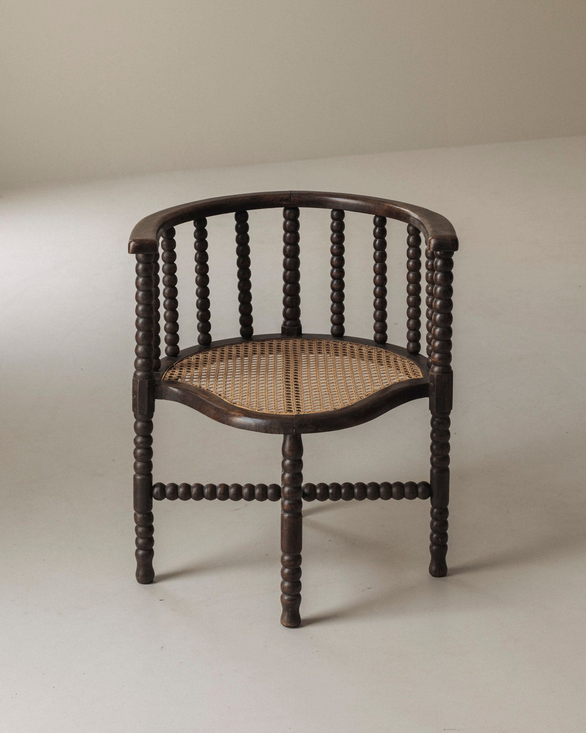 Charming Antique Corner Armchair, France circa 1900 — close-up