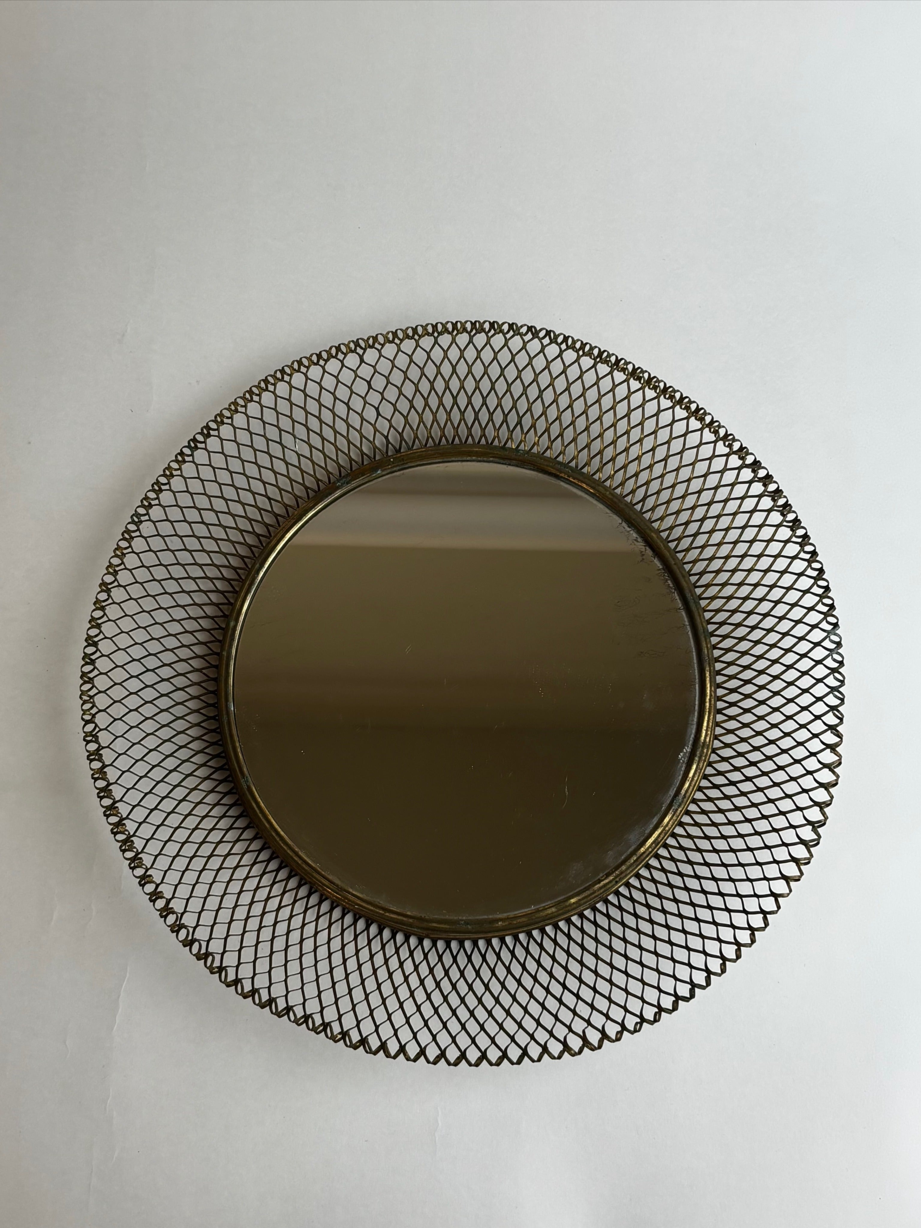 Wire Frame Mirror in the manner of Mategot by somewhere someplace shop | The Oblist
