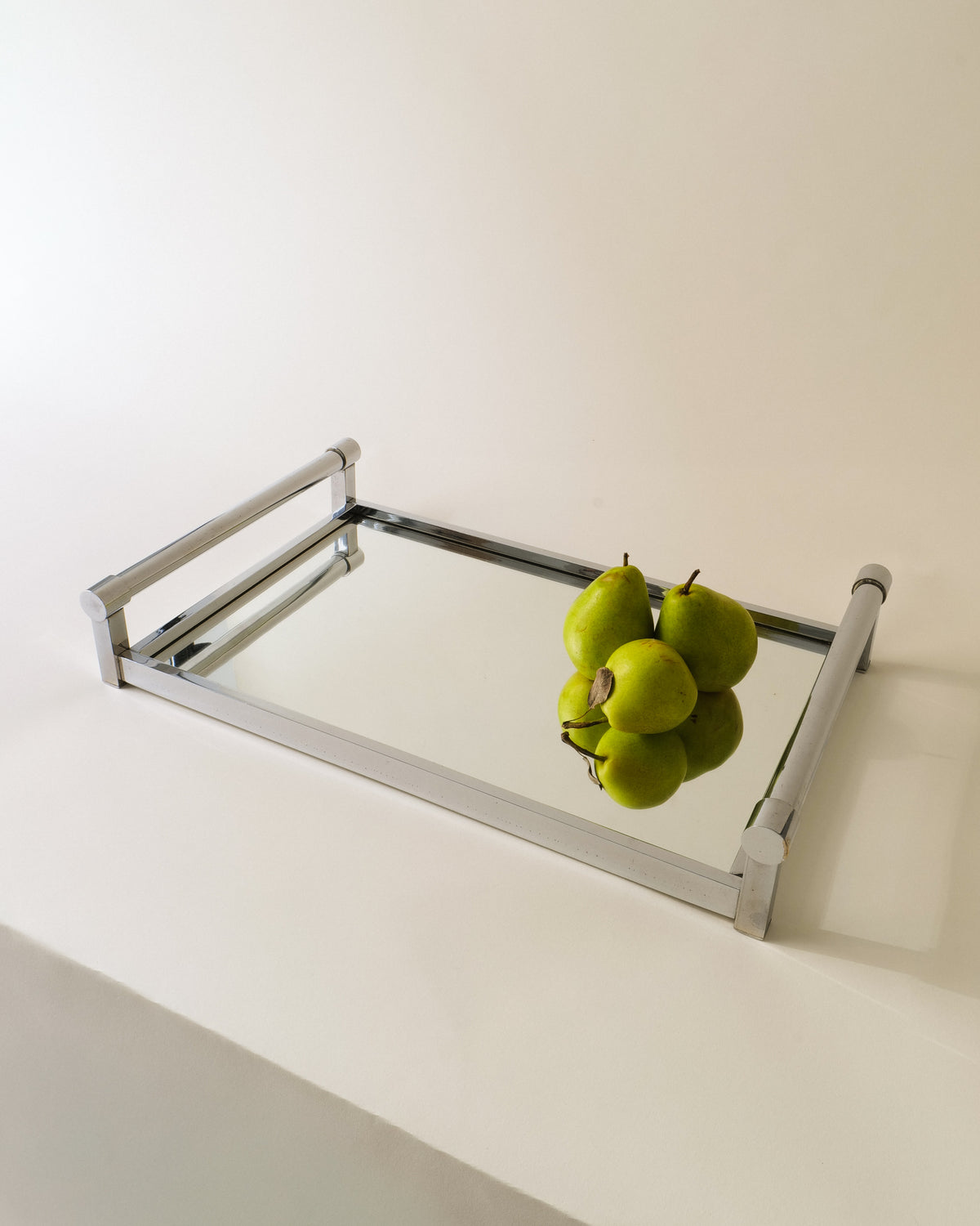 Adnet Table Mirror 1940s — detail view