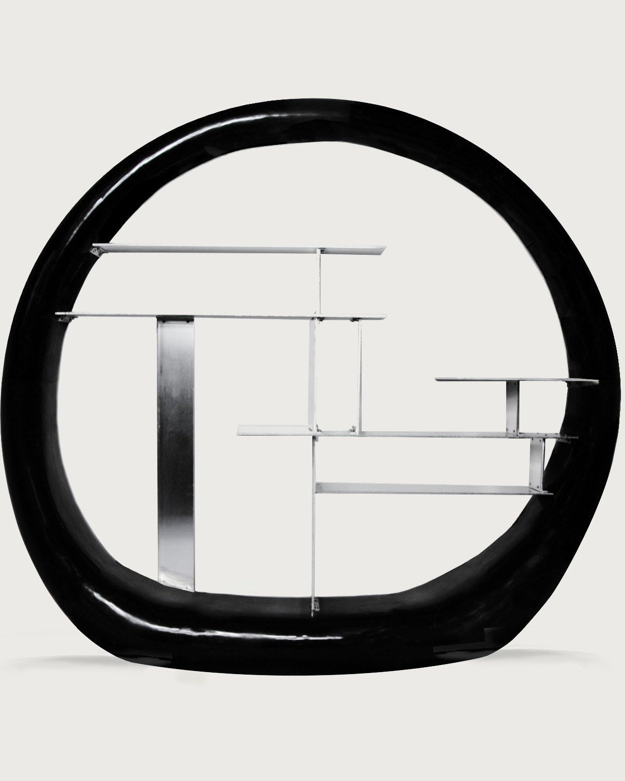 Étagère Anneau en Pierre Asymétrique