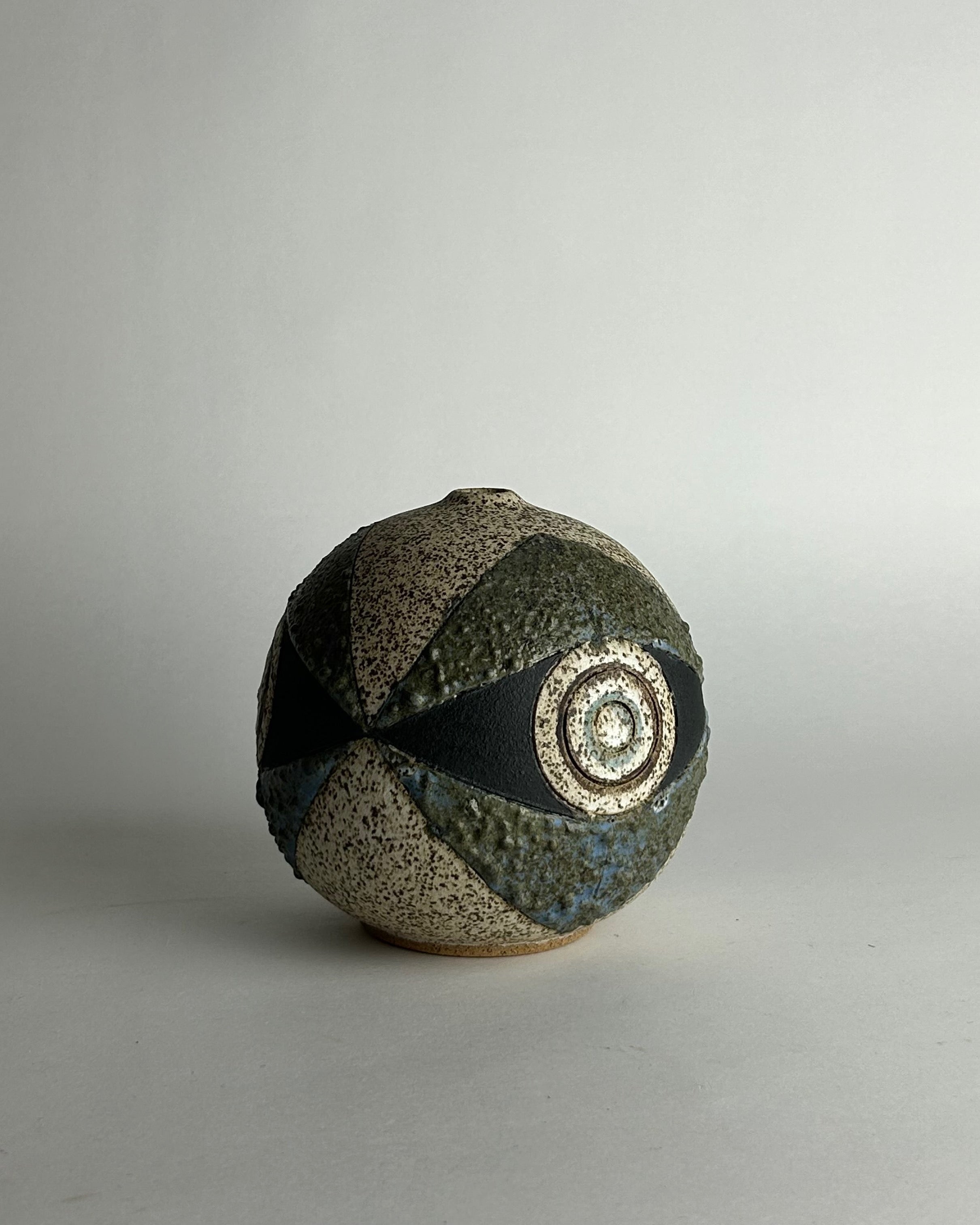 Glazed Ceramic Vase Mask Bud Vase Matthew Ward Collection by somewhere someplace shop | The Oblist