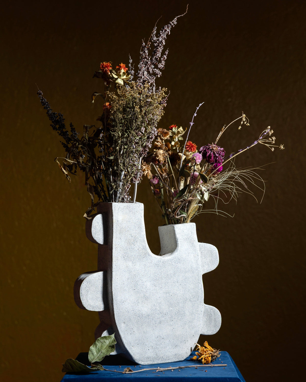 Large Ome Vase Porcelain — lifestyle setting