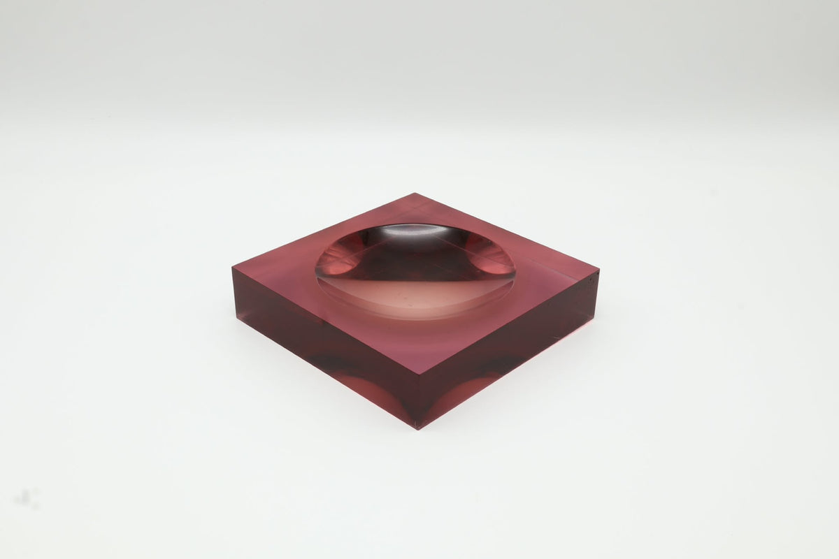 Italian Minimalist Resin Vide Poche – Italy, 1960s by Forma Finds | The Oblist