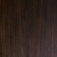 Upholstered Plank Bench — top view of dark wood surface