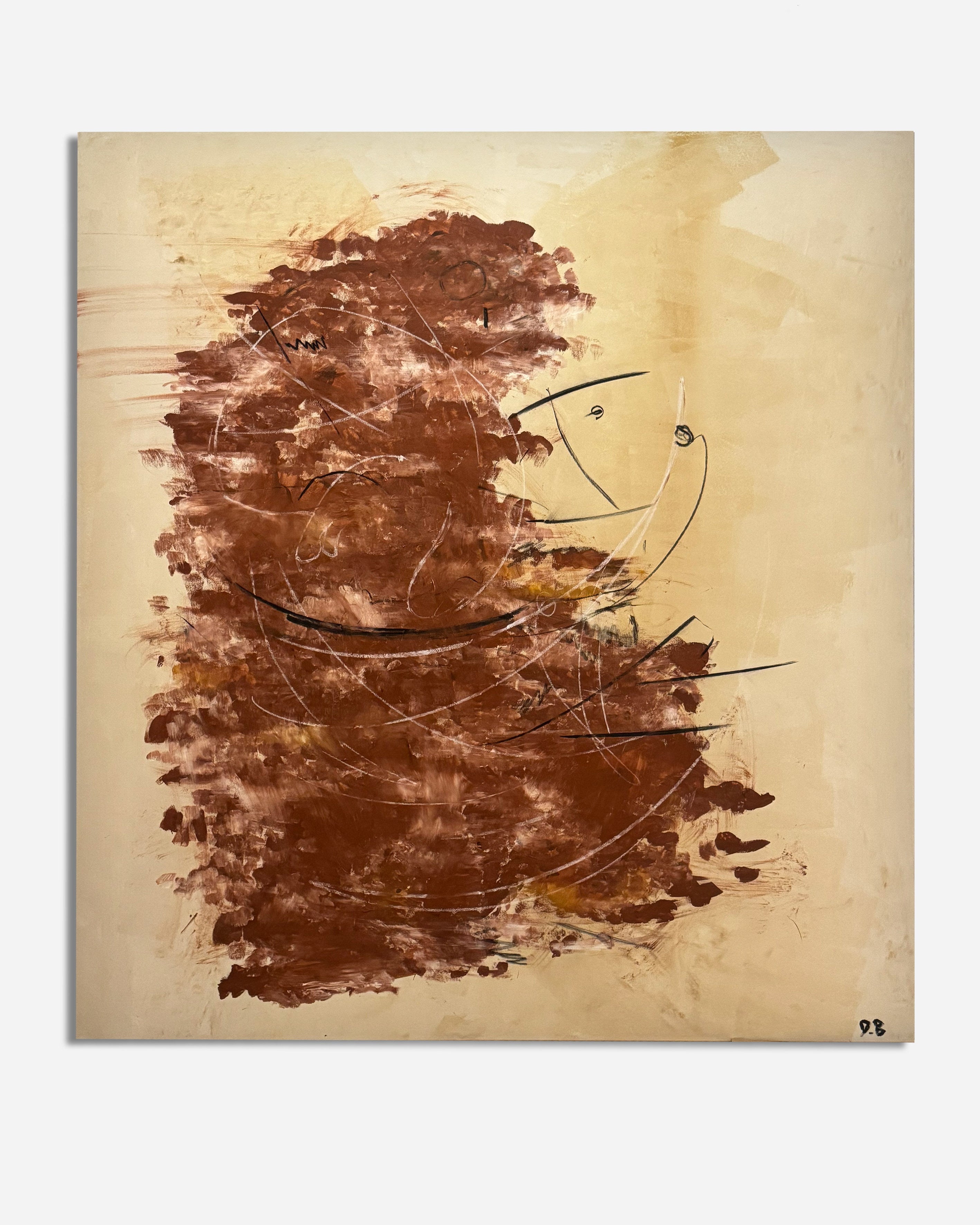 Fossil artwork Painting in Canvas by Dovile Bernotaite | The Oblist
