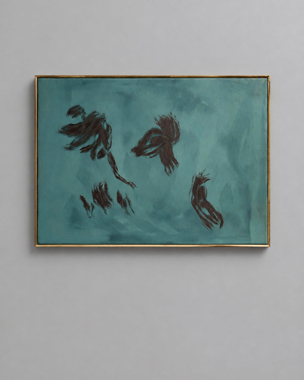 'Hummingbird swirl/velvet' painting by Yeliza Gevorgyan | The Oblist