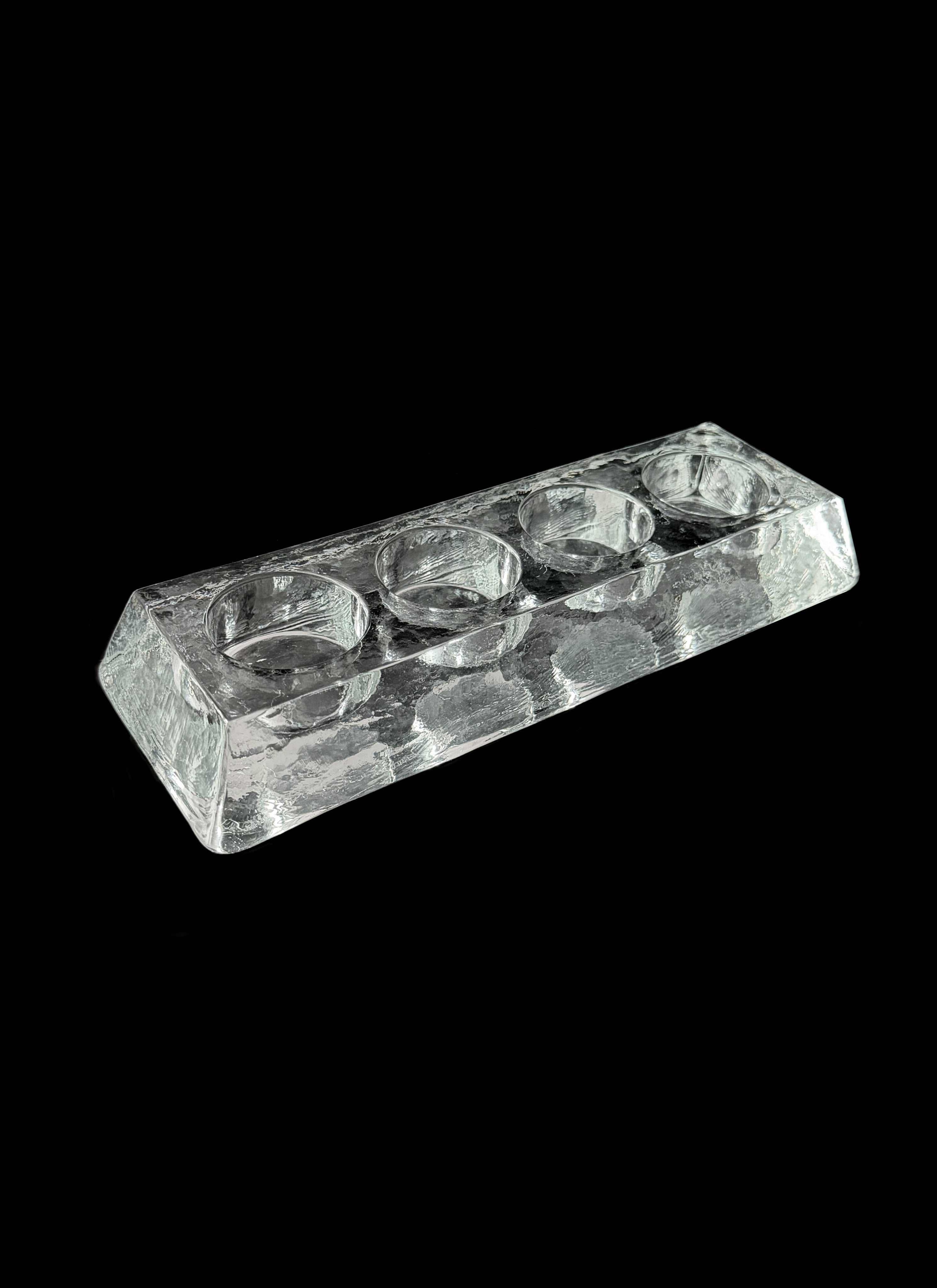 Glass candle holder by LA PARADE | The Oblist