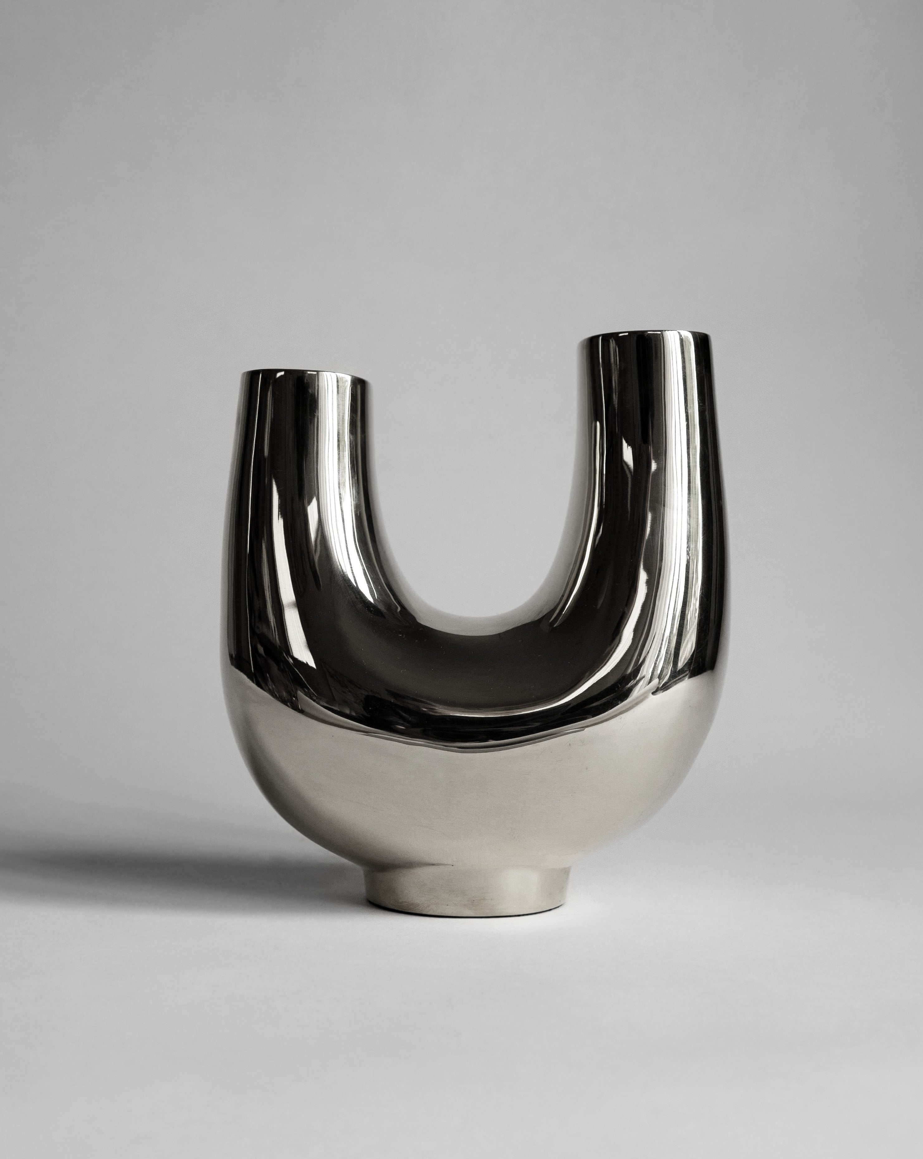 Kazumi Vase - Titanium by Hein Studio | The Oblist — handcrafted titanium finish