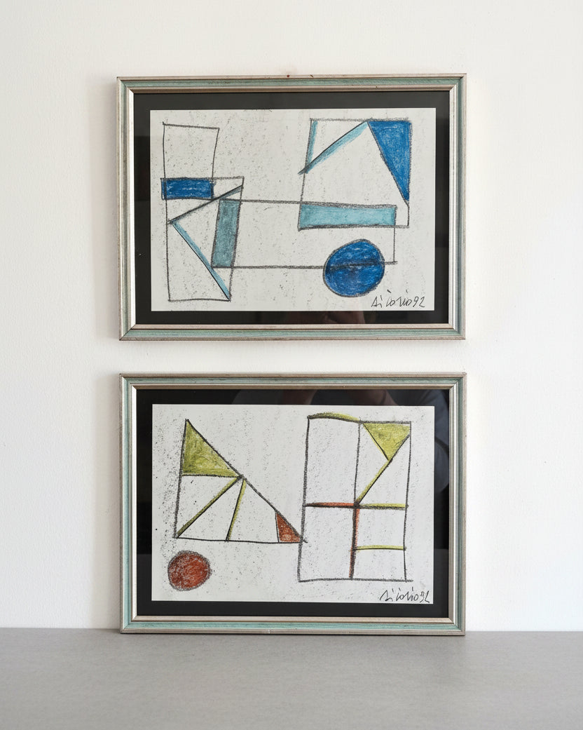 Pair of Spatial Compositions, Mario Di Iorio (1958–1999), Italy, 1992 by OBJECT AGENCY | The Oblist
