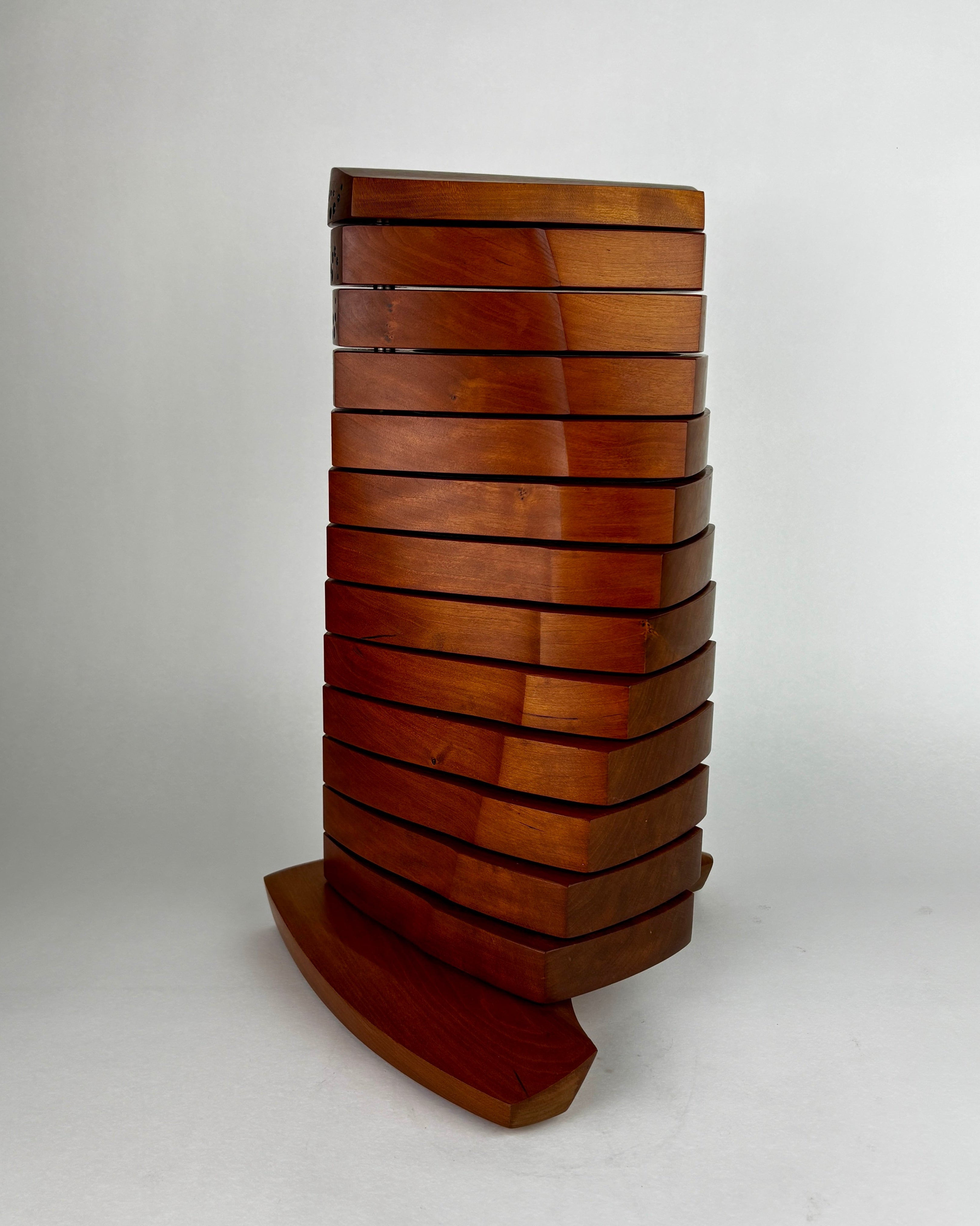 Modern Teak Jewelry Box