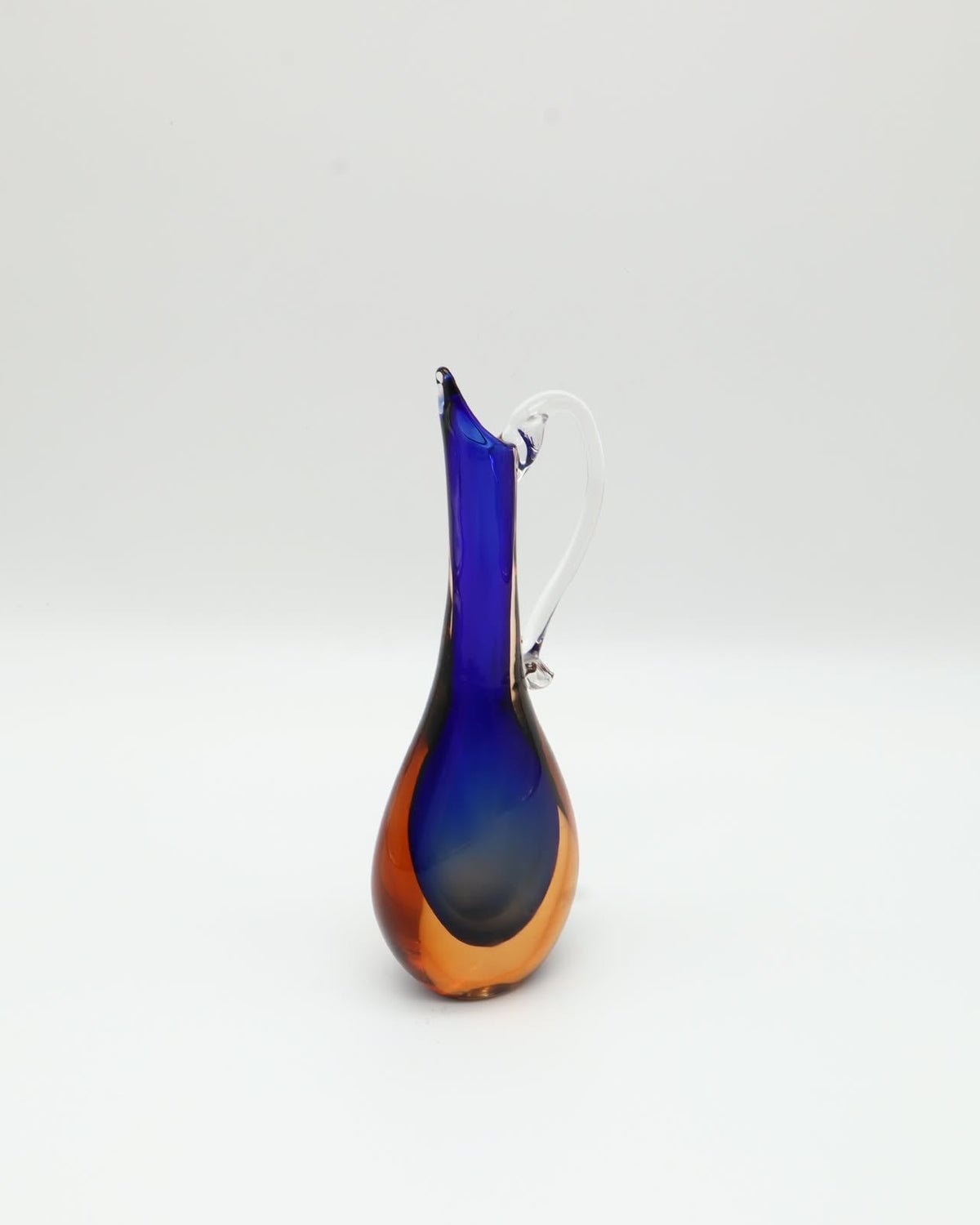 Murano Sommerso Glass Pitcher Vase – Italy, 1960s by Forma Finds | The Oblist