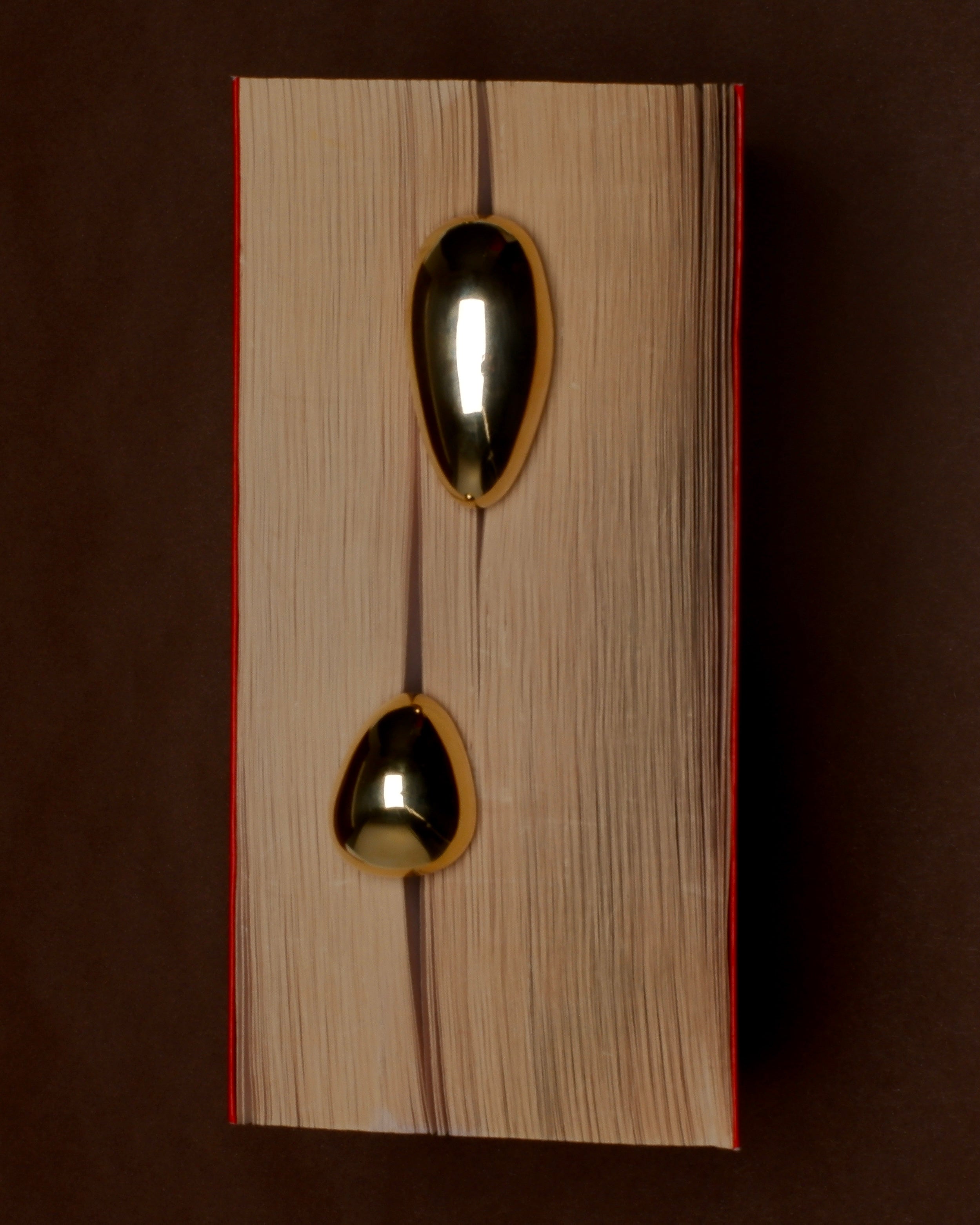 MOMI Bookmark No. 1 by Maha Alavi | The Oblist — handcrafted gold accents