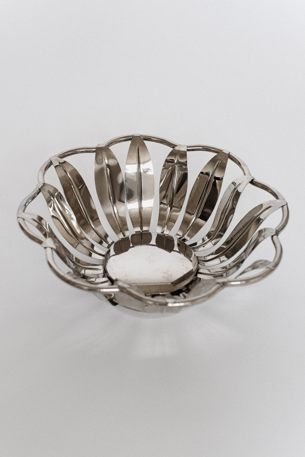 Silver-Plated Bread Basket by septembre studios | The Oblist — modern silver design
