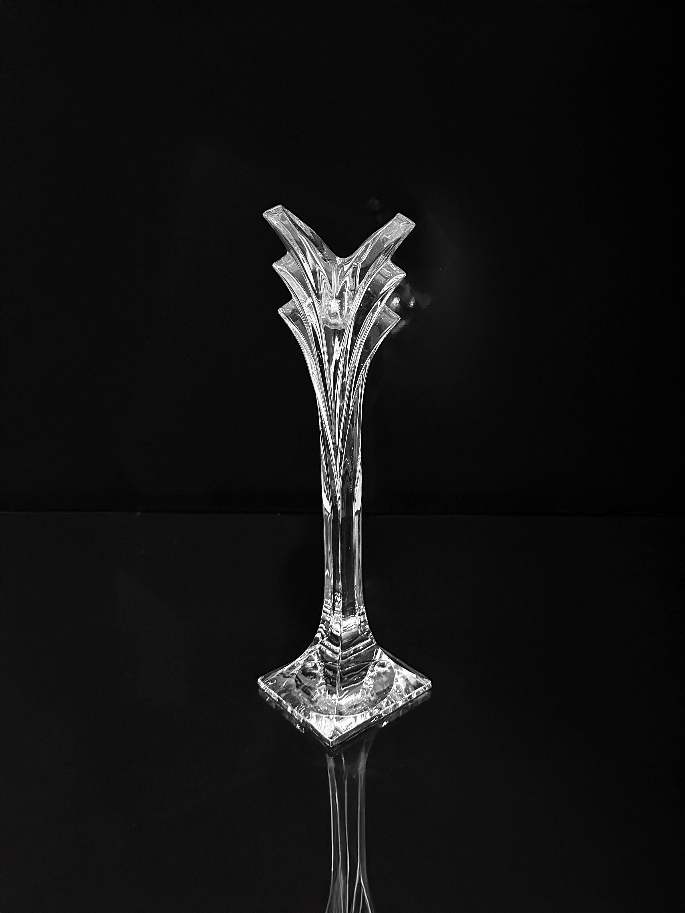 Crystal Glass Candleholder - Nachtmann 1980s