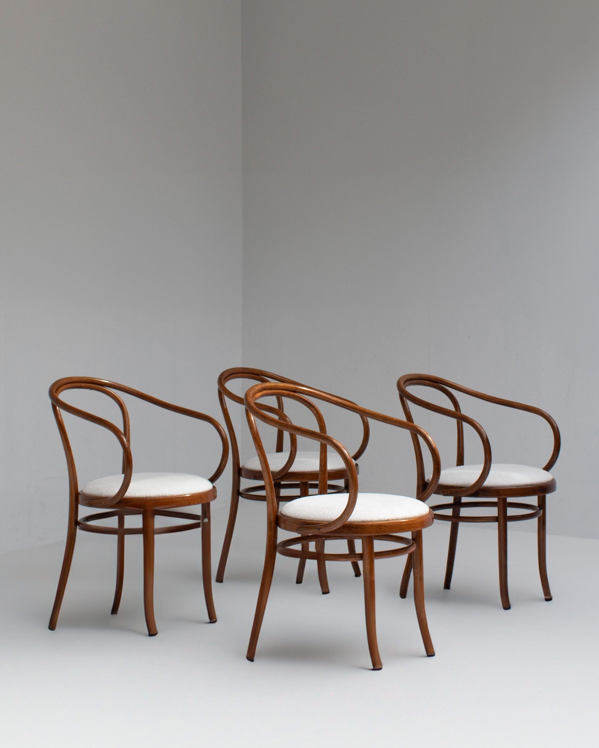 Set of Four Thonet Bentwood Armchairs | The Oblist