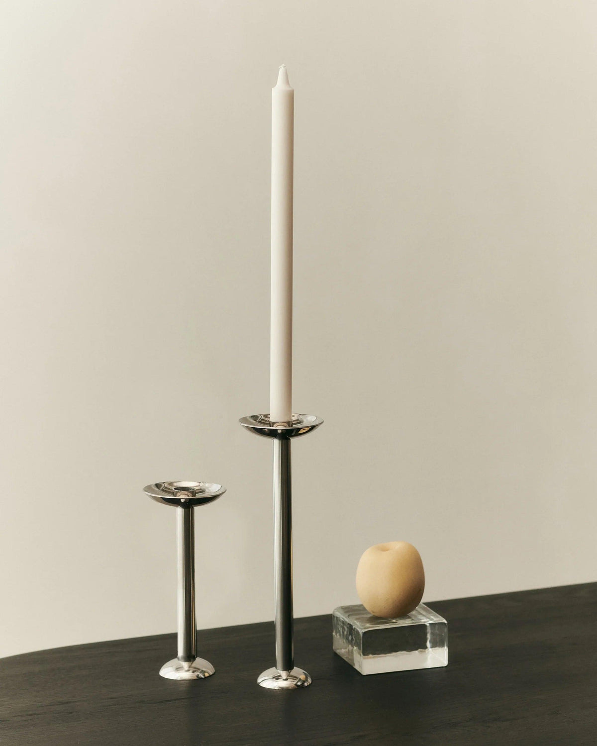 METAL CHAMPAGNE CANDLE HOLDER, LOW by Louise Roe | The Oblist