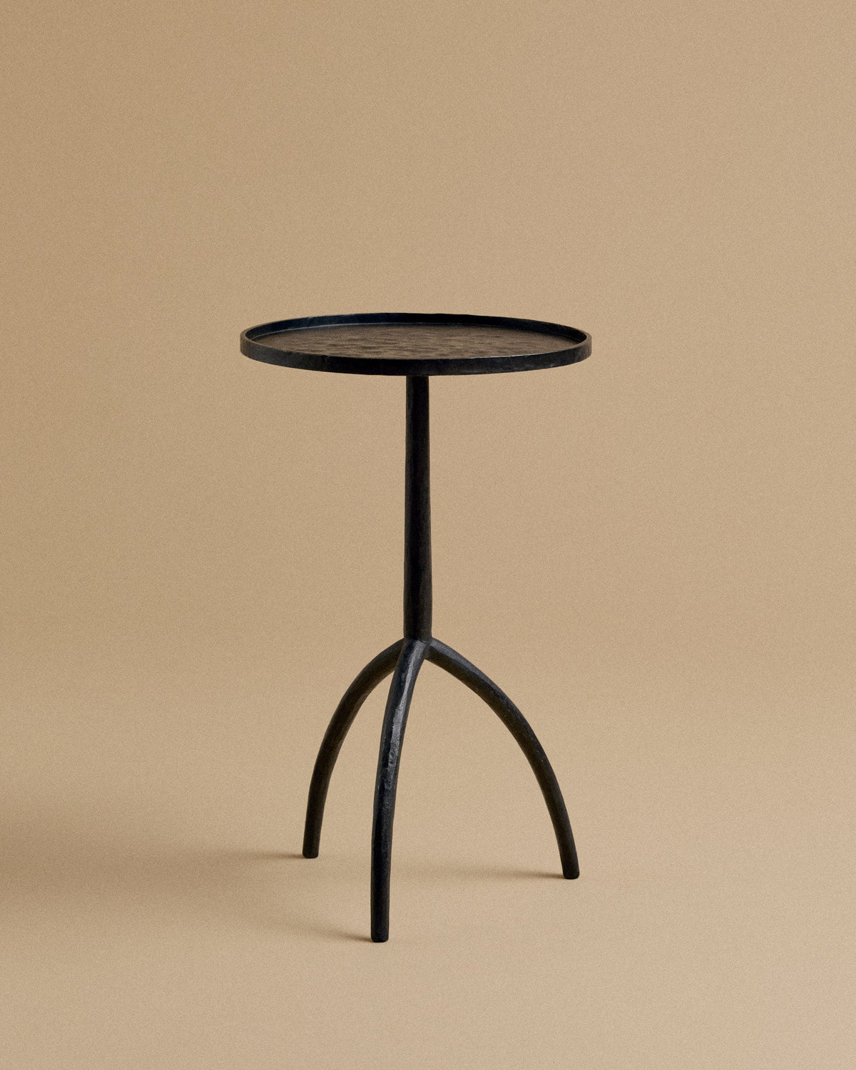 Brut Vol. I — Hand-Forged Iron Side Table by Alicia Racovolis | The Oblist