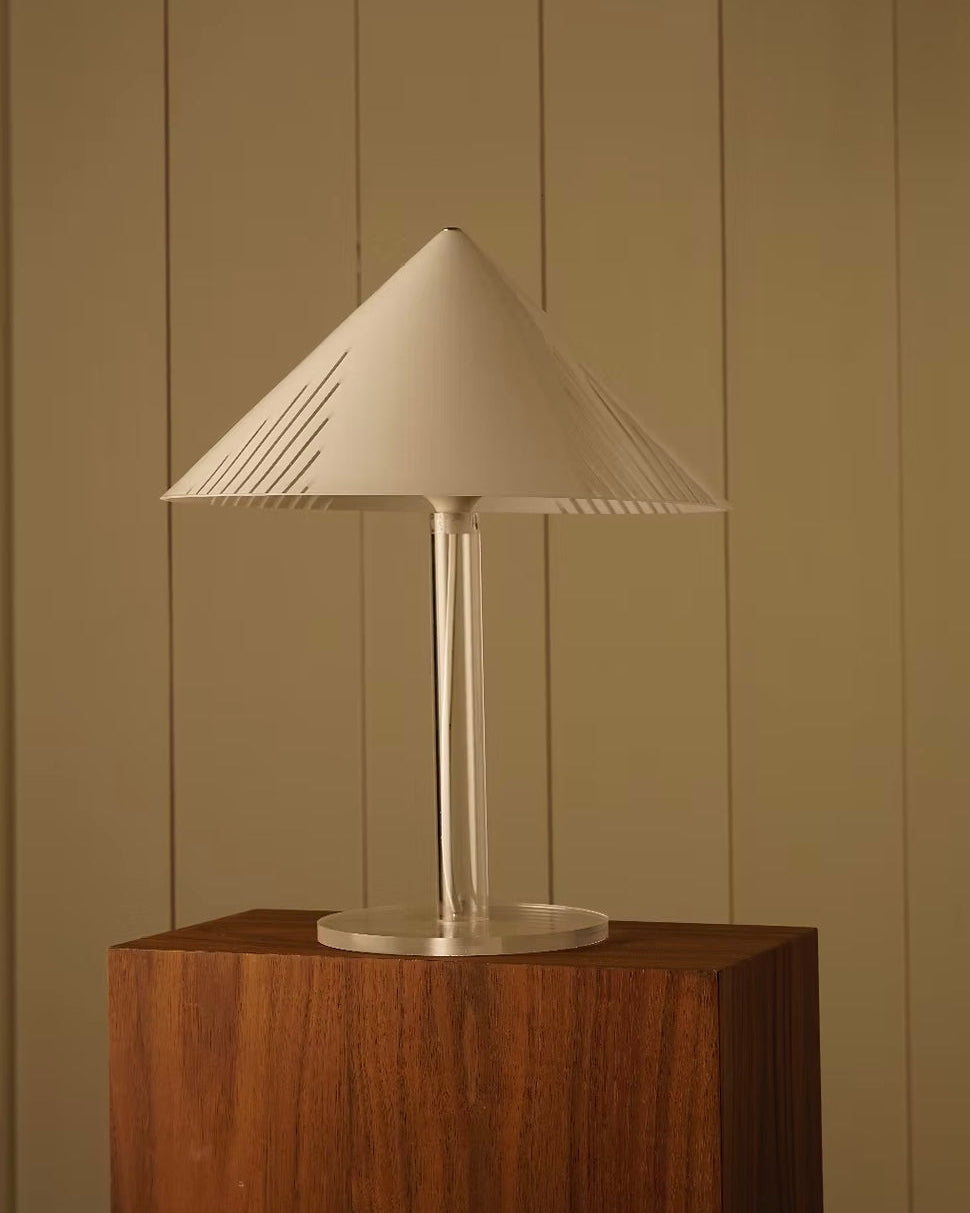 Cono plexiglass table lamp by Les Objets Amsterdam | The Oblist