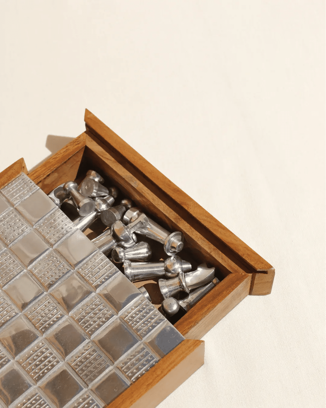 Chess Wood and Metal Chessboard Boga Avante Shop