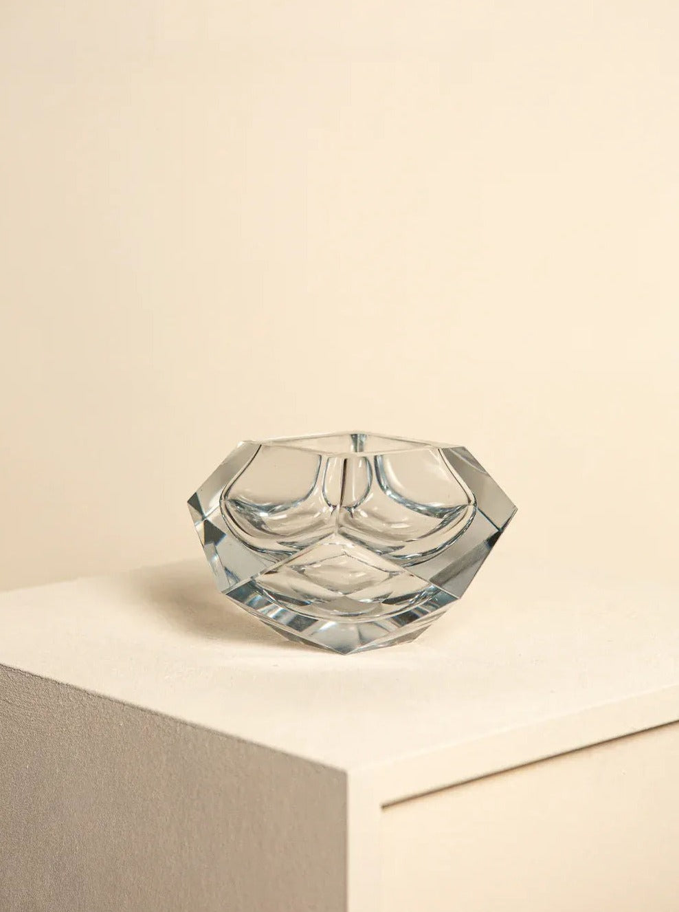 Handcrafted Murano glass vide-poches by Flavio Poli for Seguso, featuring intricate swirls and vibrant colors, perfect for organizing small items on a desktop or dresser