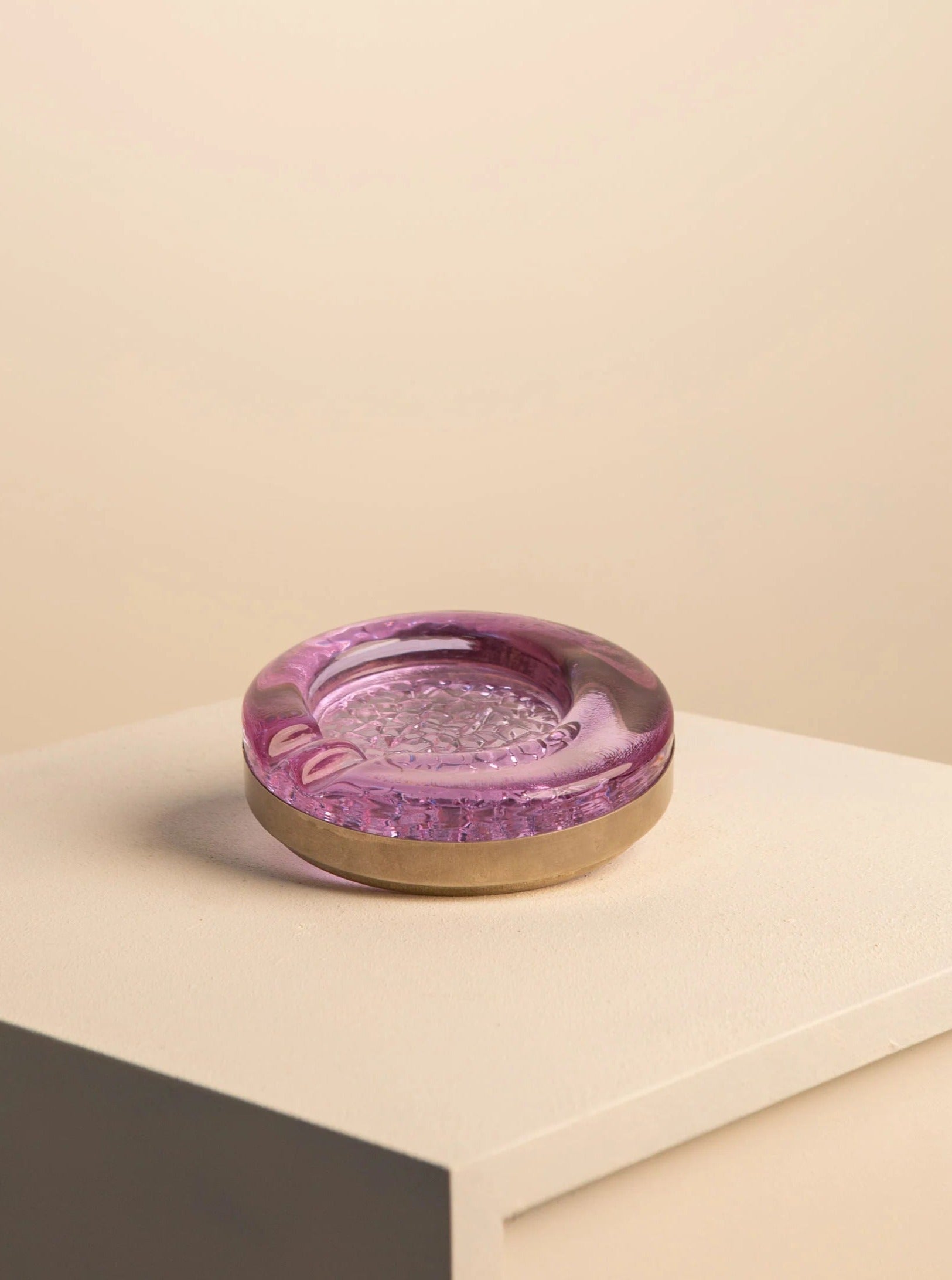 Glass ashtray designed by Joe Colombo for Arnolfo Di Cambio in the 1960s