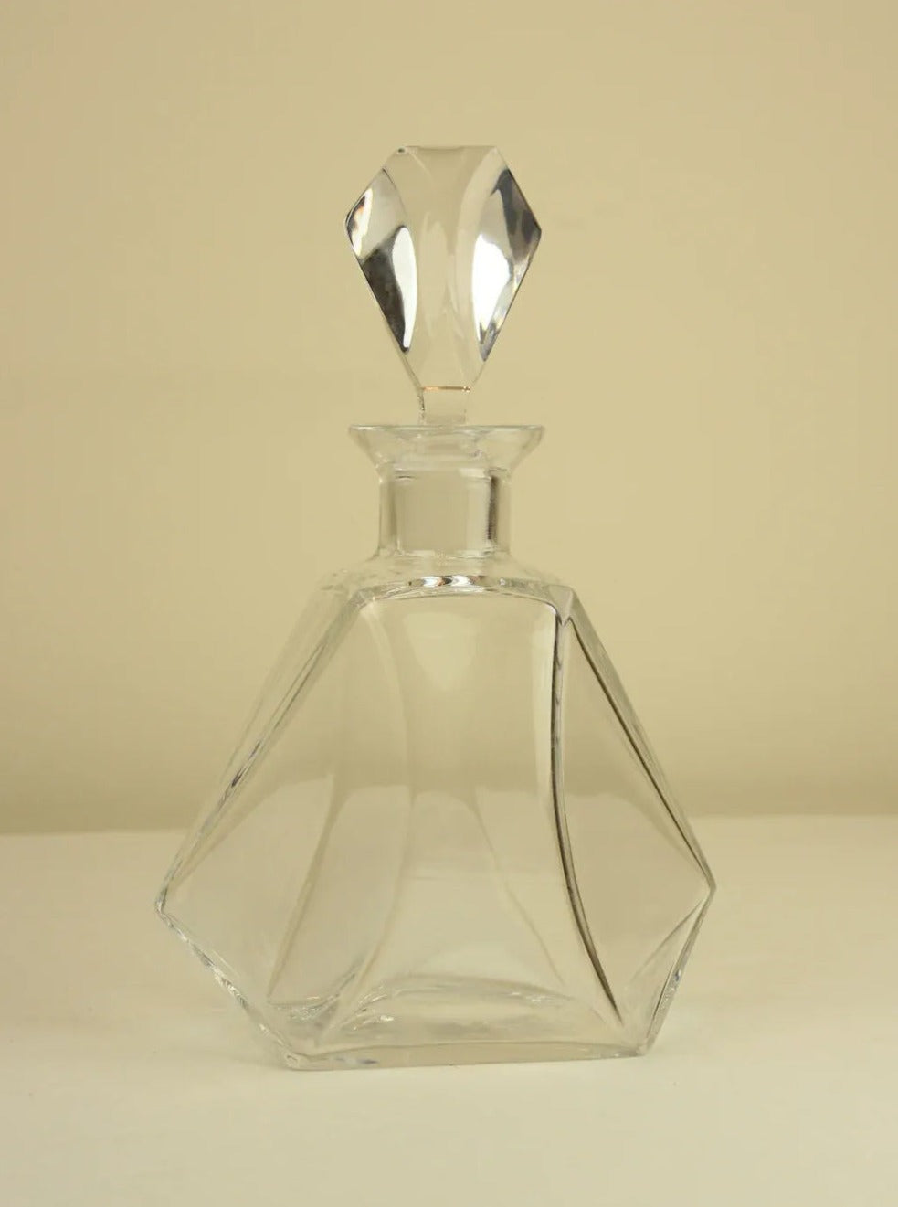 Val St Lambert Belgian Decanter crafted from exquisite crystal glass