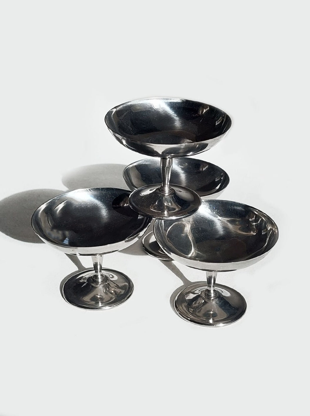 Set of 6 Desert Cups in vibrant colors perfect for entertaining