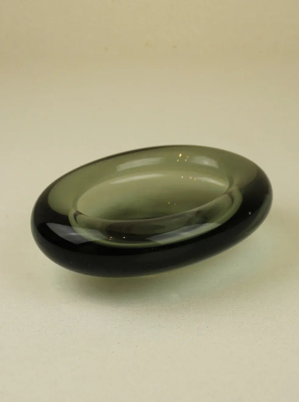 Vintage Danish ceramic bowl from the 1960s, featuring a unique mid-century design