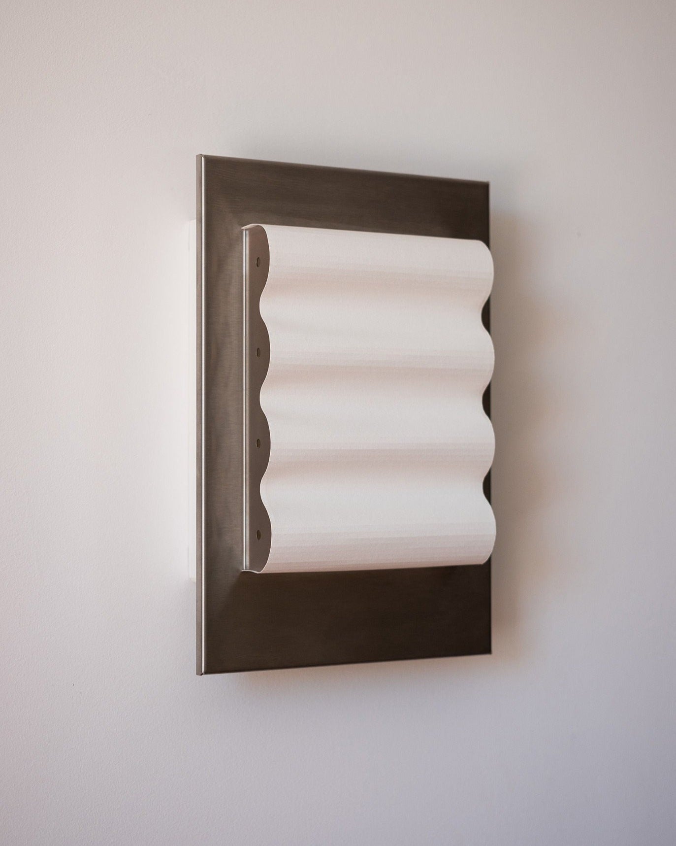 Modern minimalist Frame Alu Brut Wall Light M, perfect for contemporary interiors