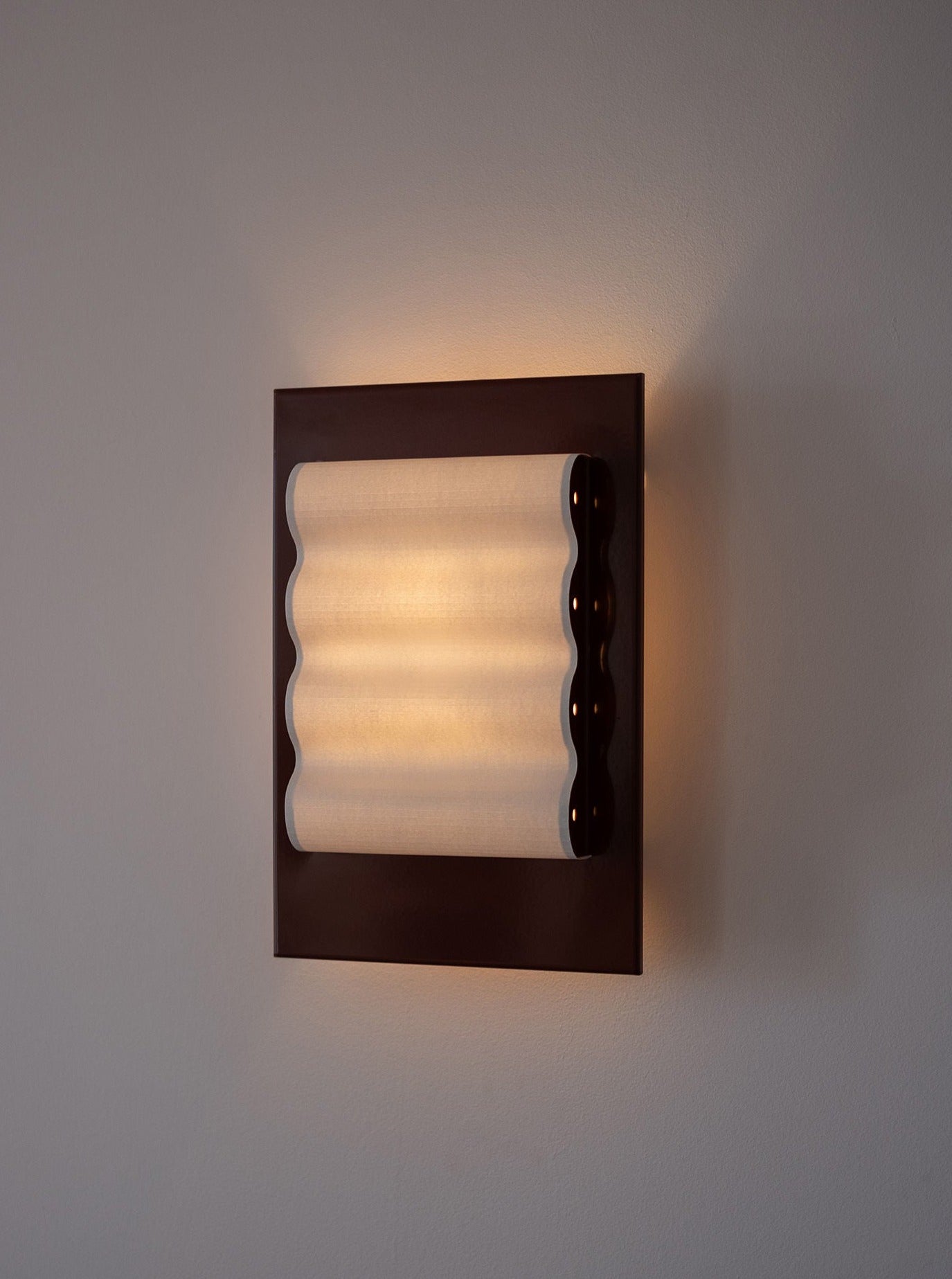 Dark brown aluminum picture frame with a sleek and modern design