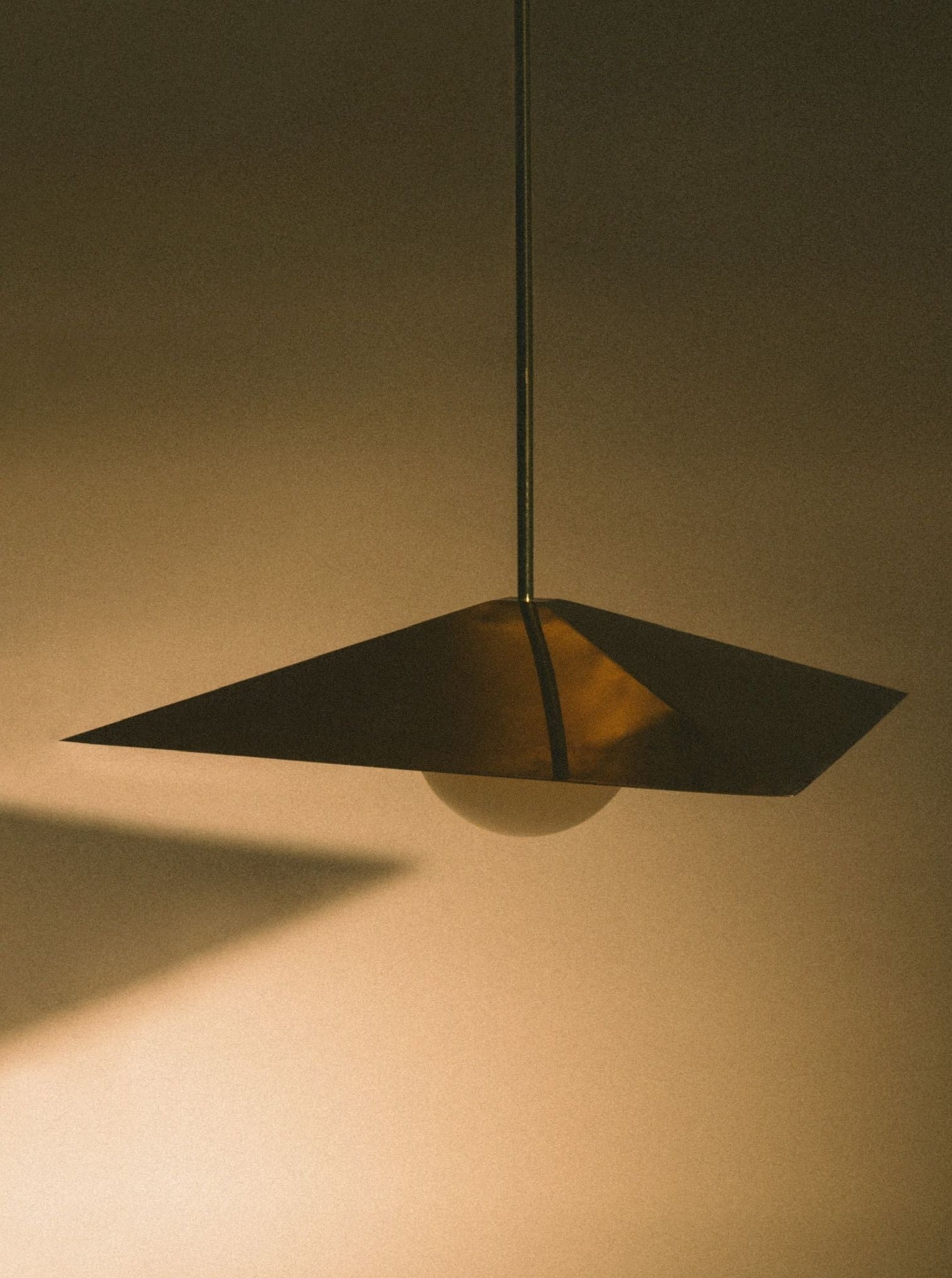 Stylish and modern 120 Large Pendant in brushed nickel finish