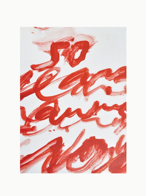 Cy Twombly's abstract artwork showcased in Fifty Years of Works on Paper