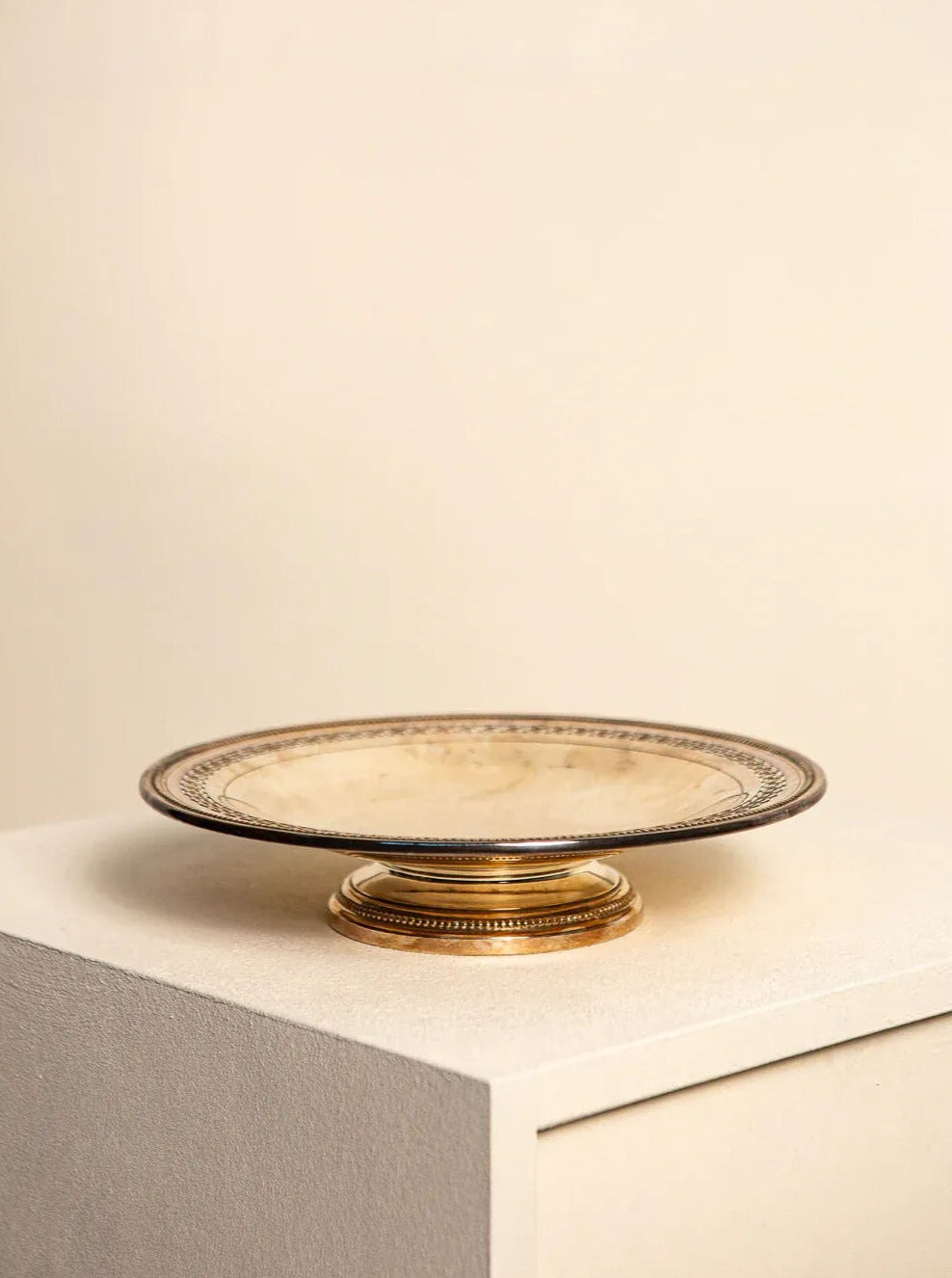 Vintage 1960s Italian Fruit Basket with Colorful Ceramic Fruit and Metal Base