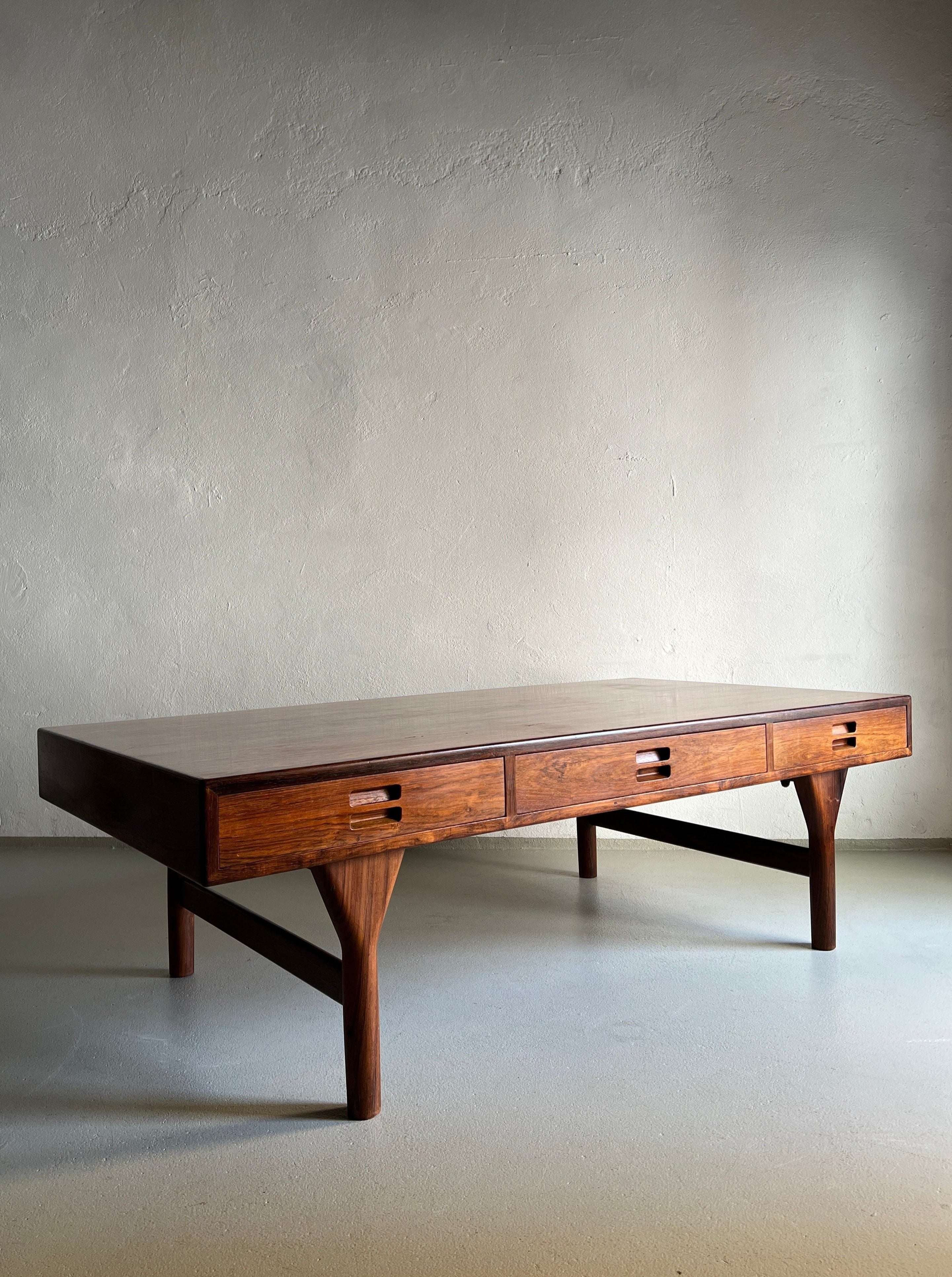 Rosewood Coffee Table by Nanna Ditzel For Soren Willadsen 1950s